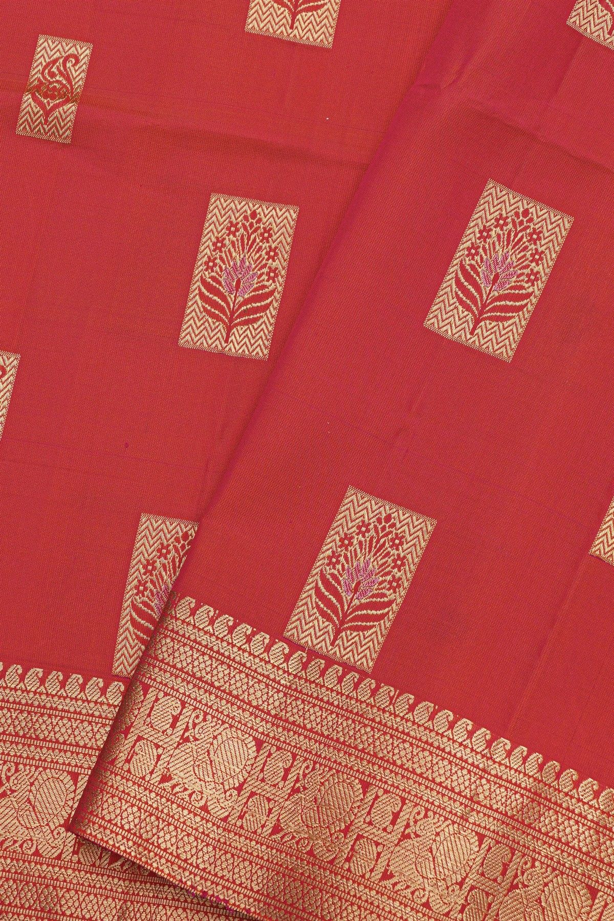 Coimbatore Soft Silk Red Saree
