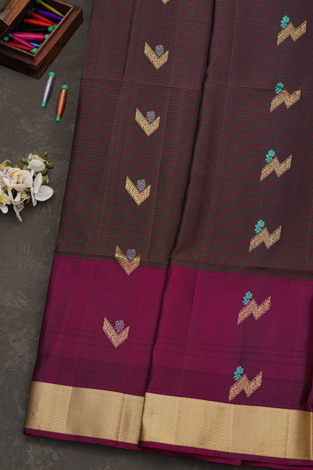Coimbatore Soft Silk Multi-Colour Saree