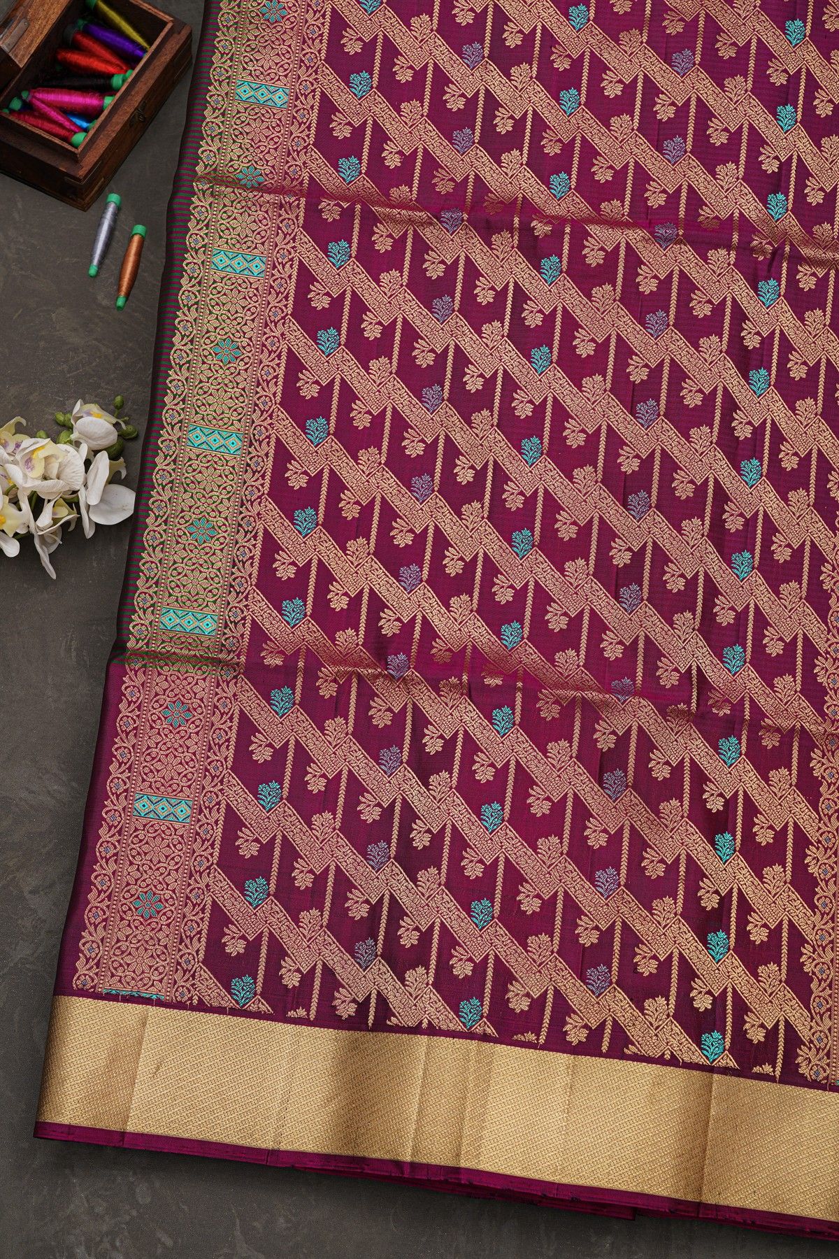 Coimbatore Soft Silk Multi-Colour Saree