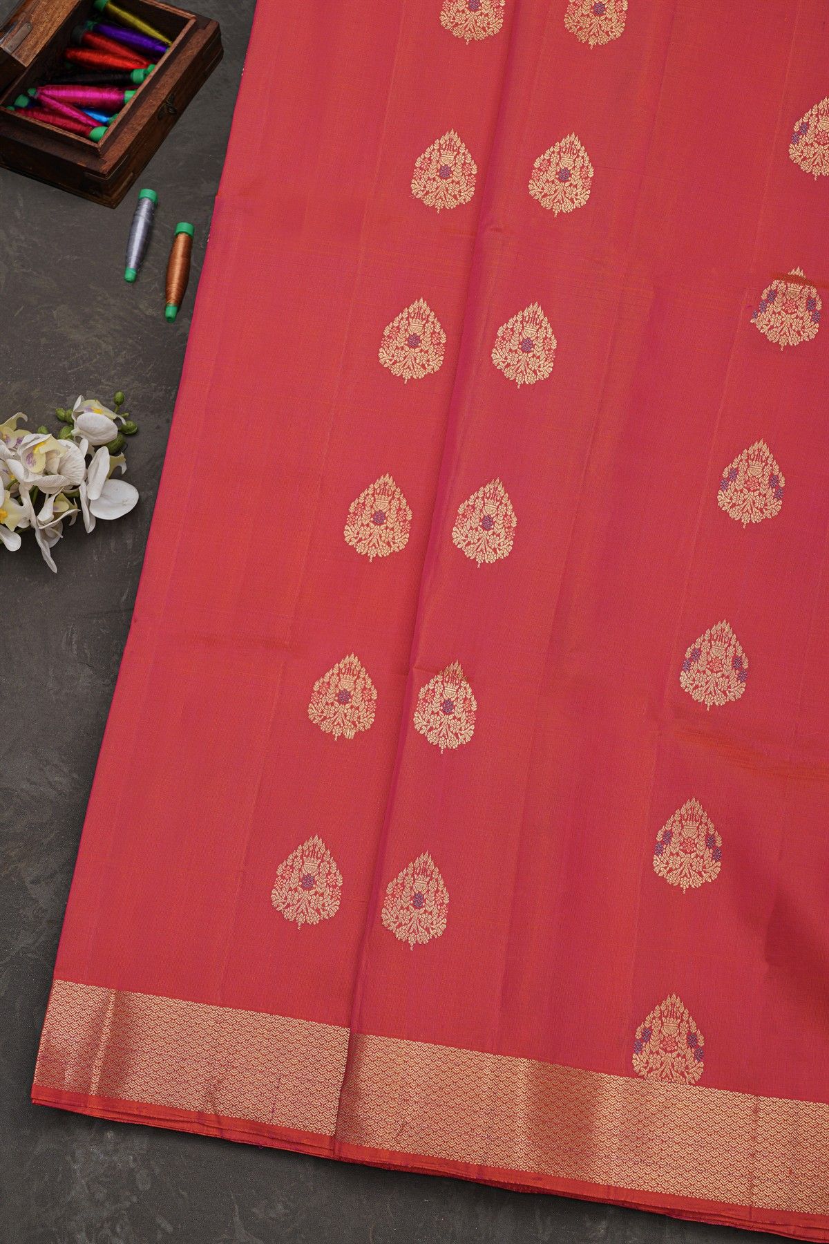 Coimbatore Soft Silk Dual Colour Saree