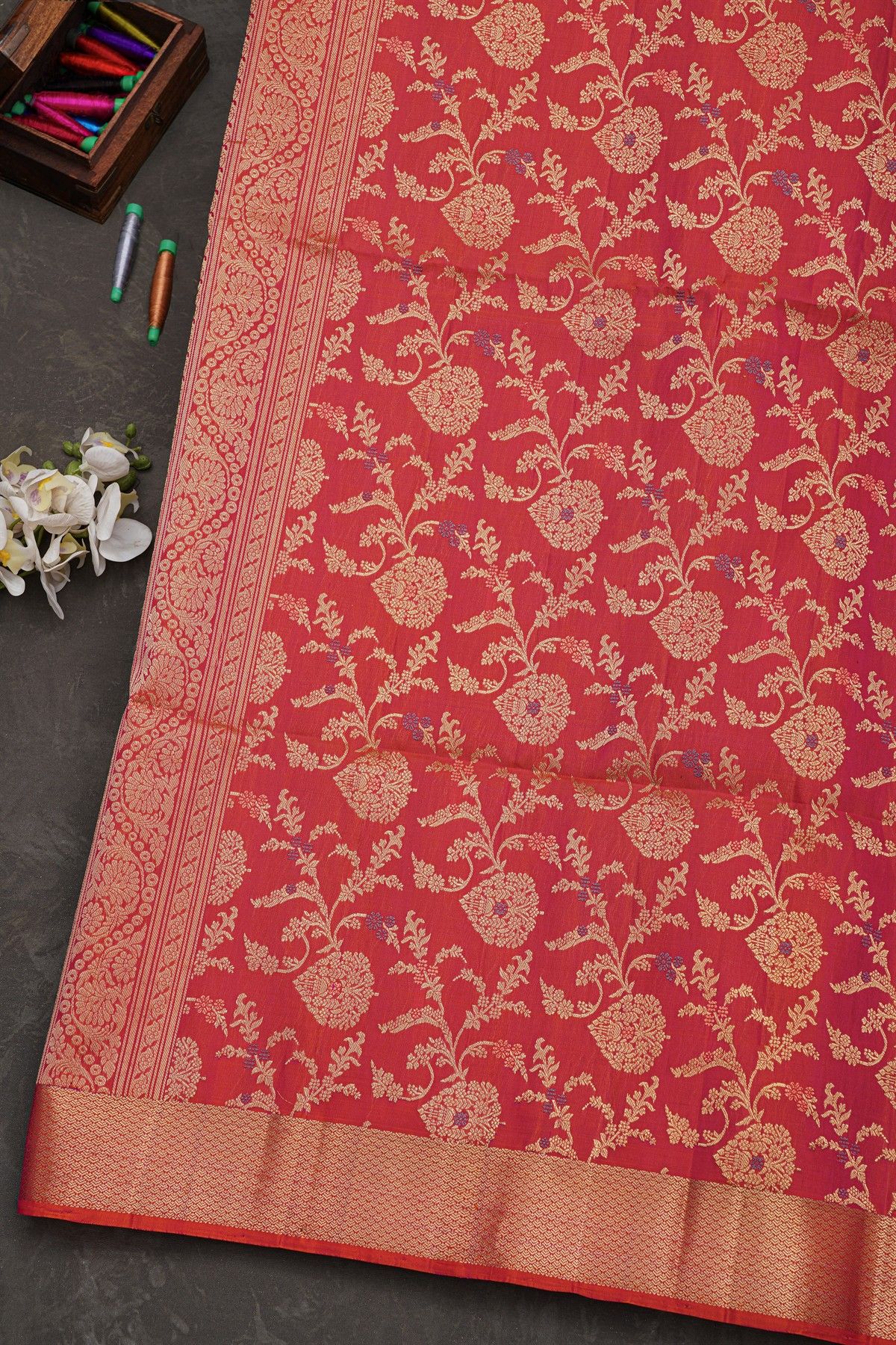 Coimbatore Soft Silk Dual Colour Saree