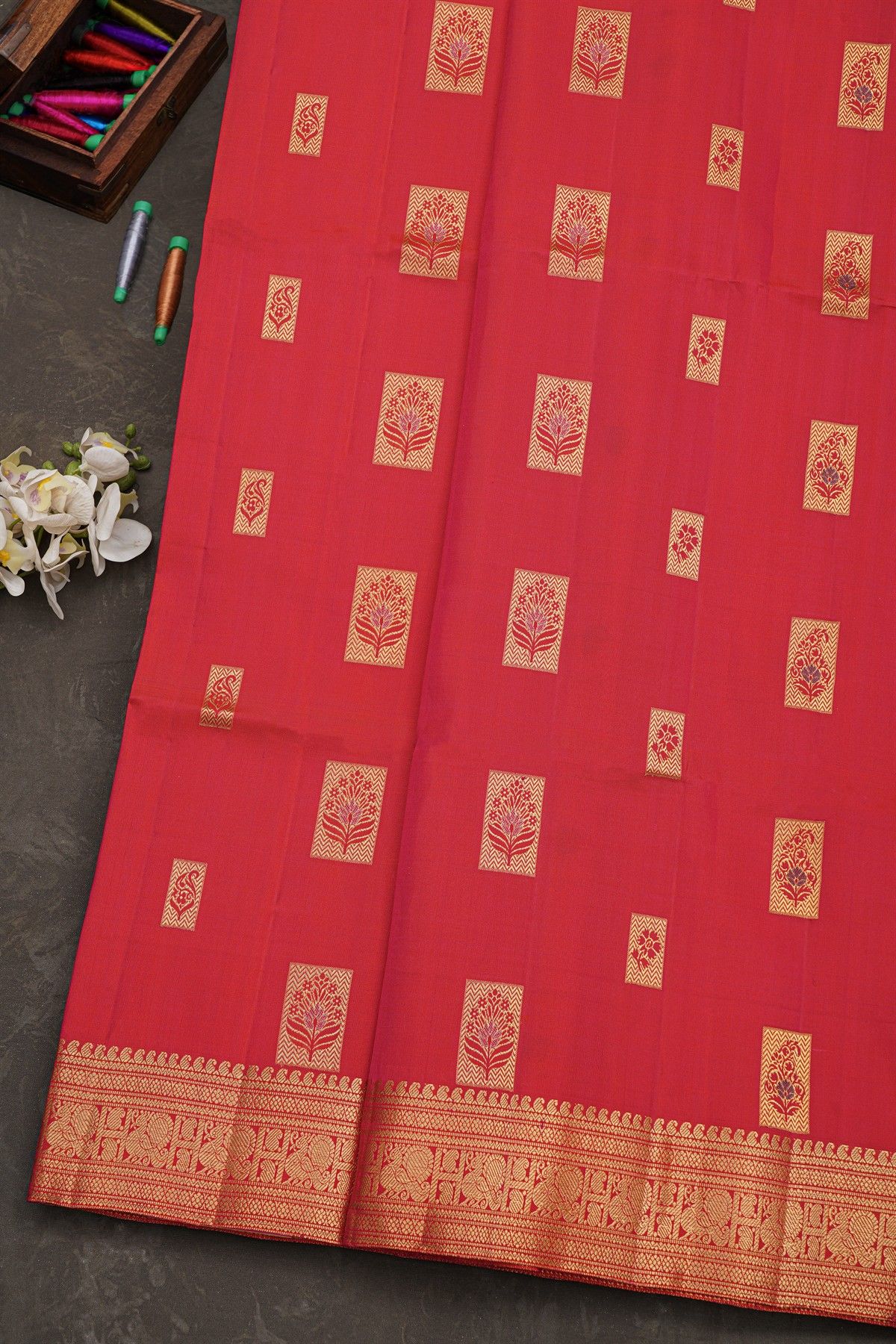 Coimbatore Soft Silk Dual Colour Saree