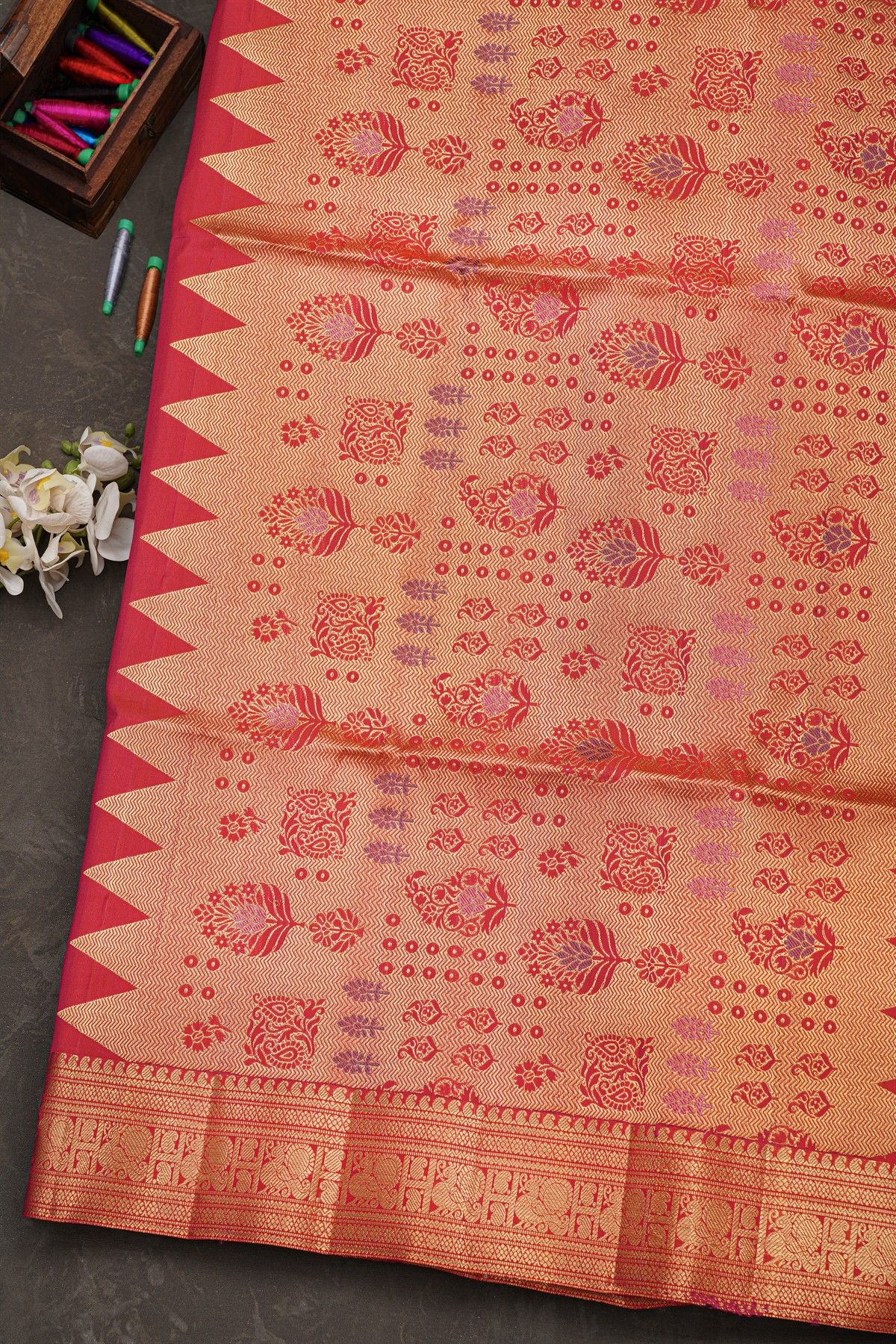 Coimbatore Soft Silk Dual Colour Saree