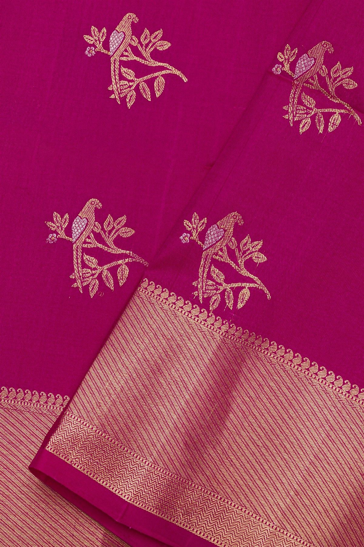 Coimbatore Soft Silk Magenta Saree