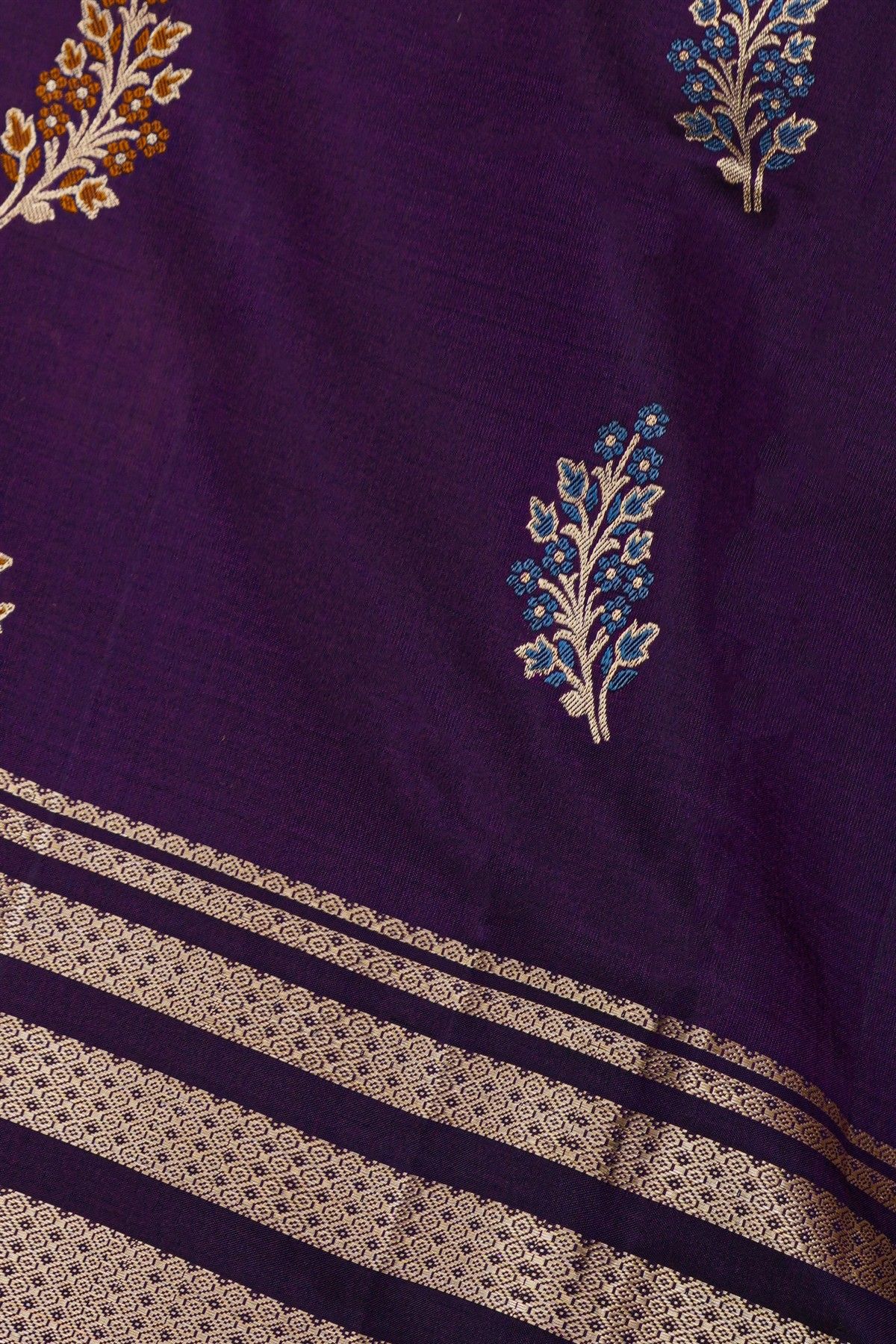 Coimbatore Soft Silk Navy Blue Saree
