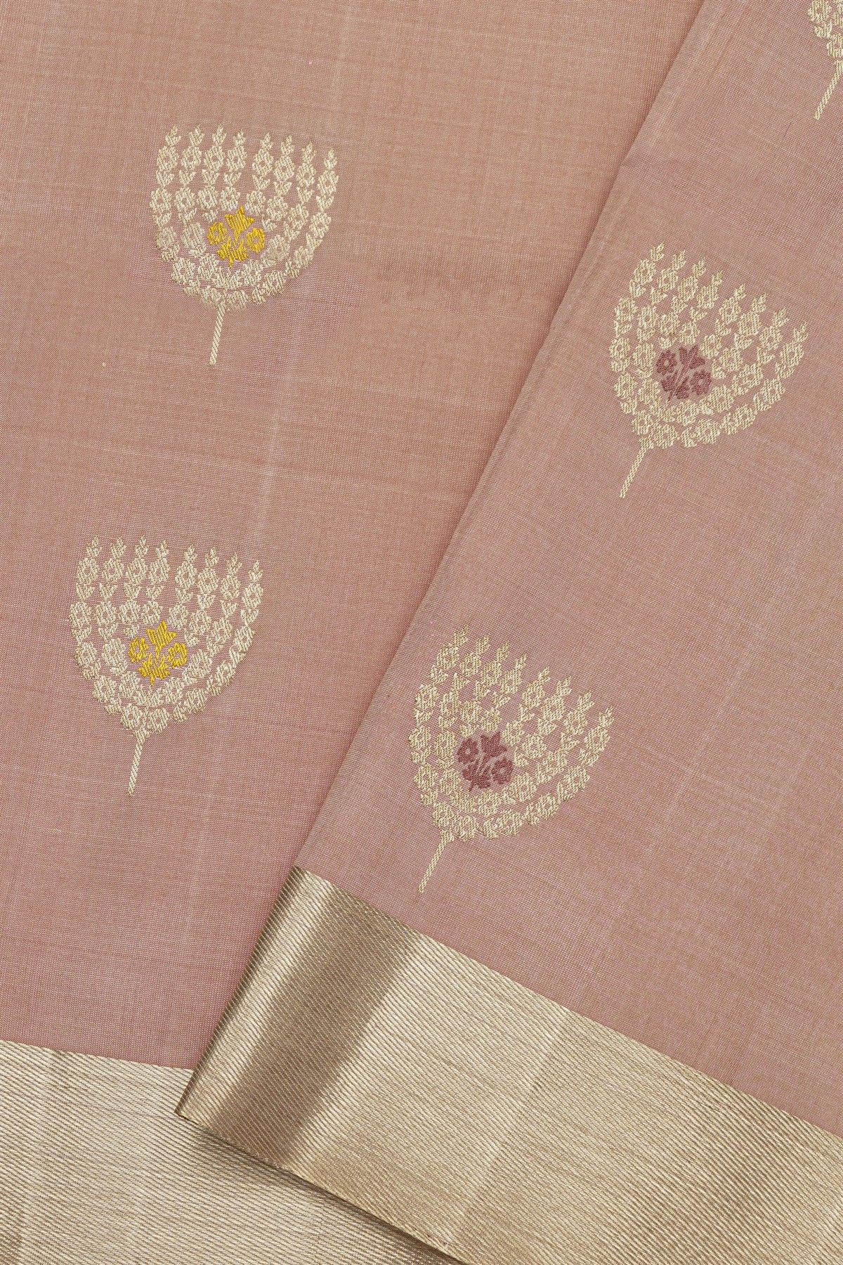 Coimbatore Soft Silk Peach Saree