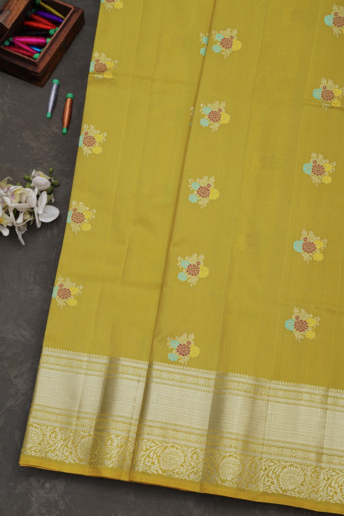 Coimbatore Soft Silk Light Green Saree
