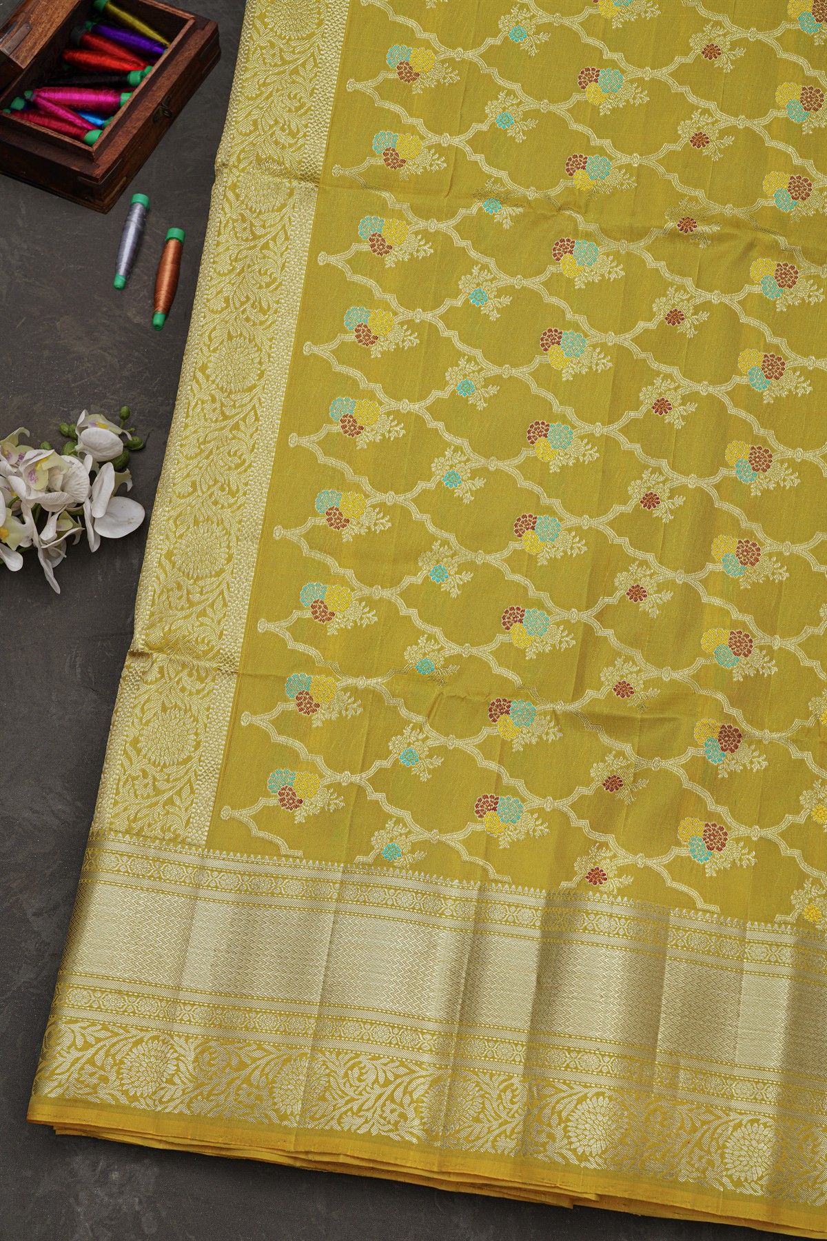 Coimbatore Soft Silk Light Green Saree