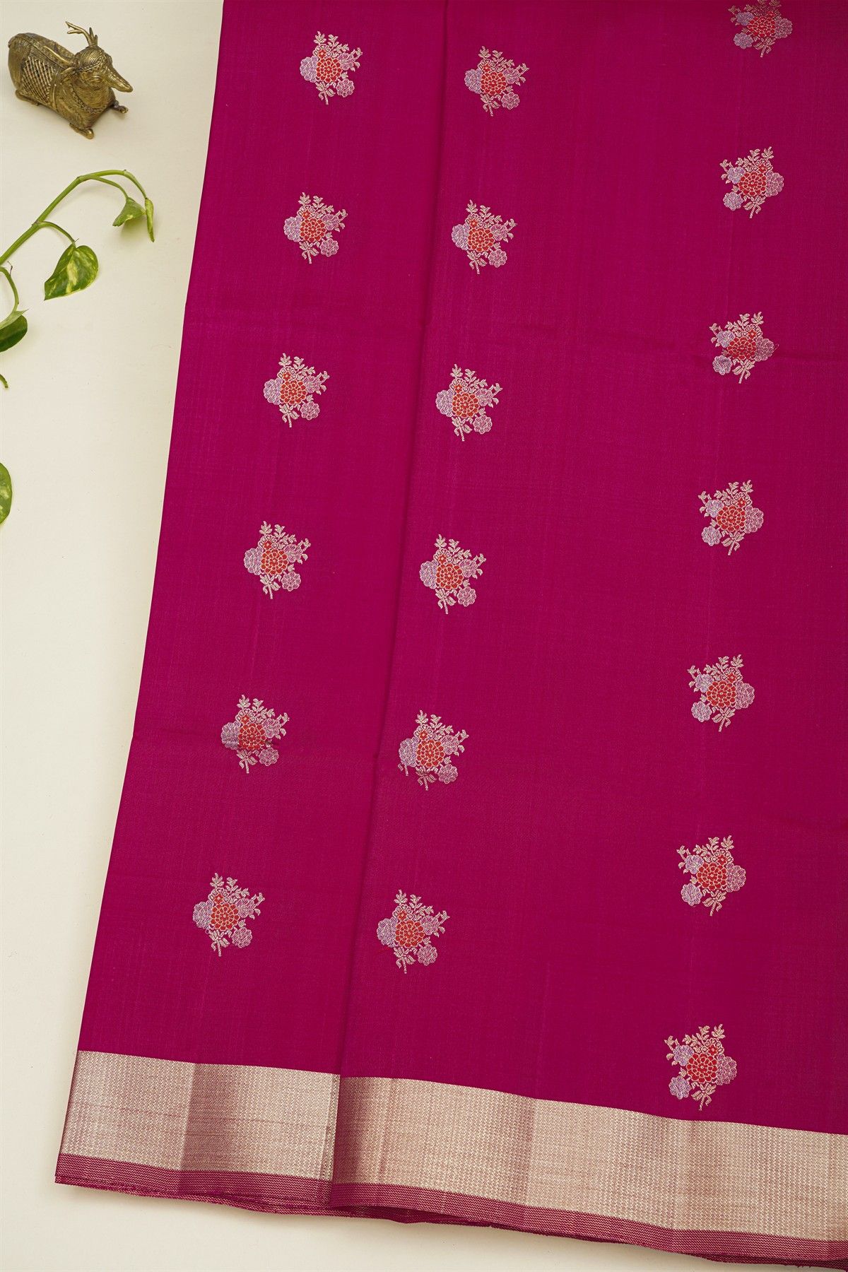 Coimbatore Soft Silk Pink Saree