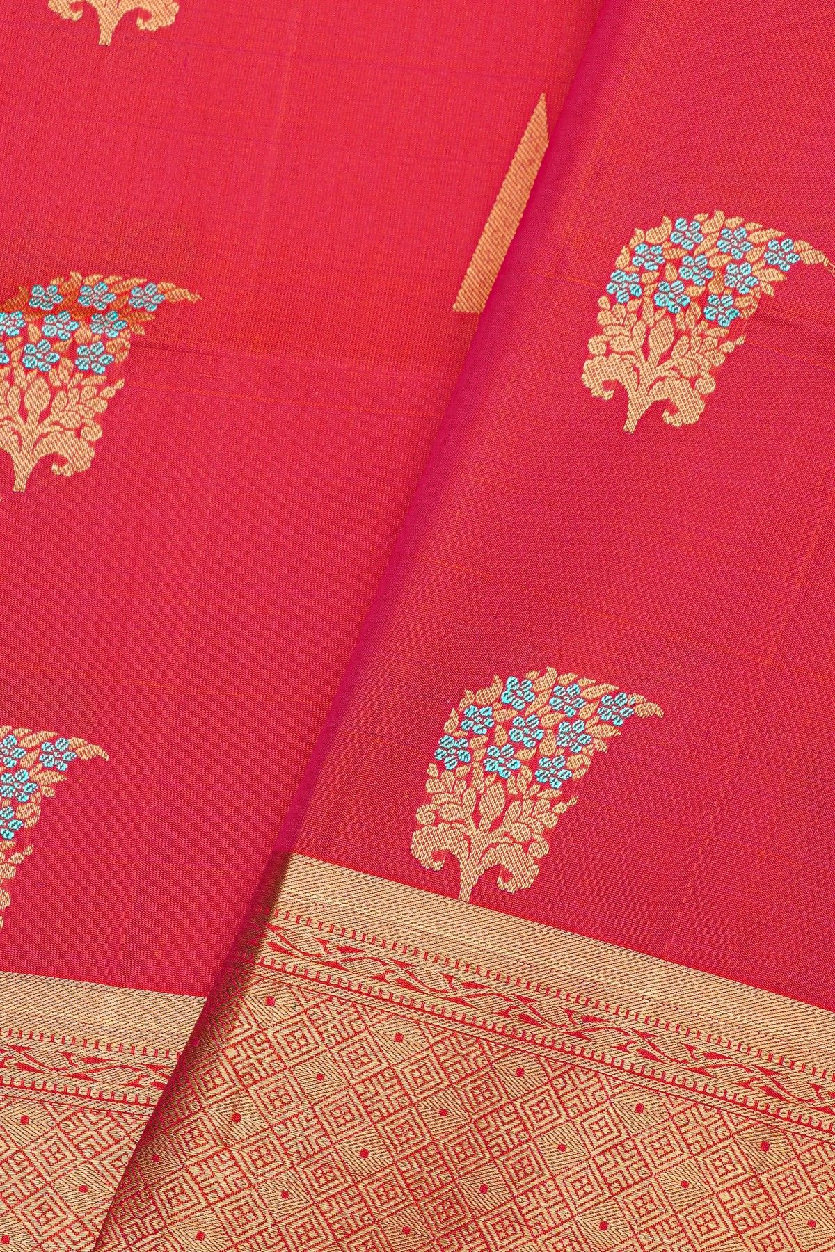 Coimbatore Soft Silk Pink Saree