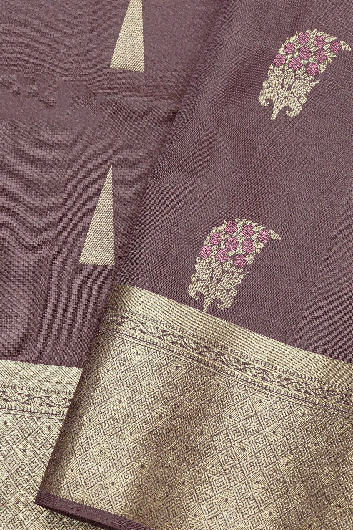 Coimbatore Soft Silk Mauve Saree