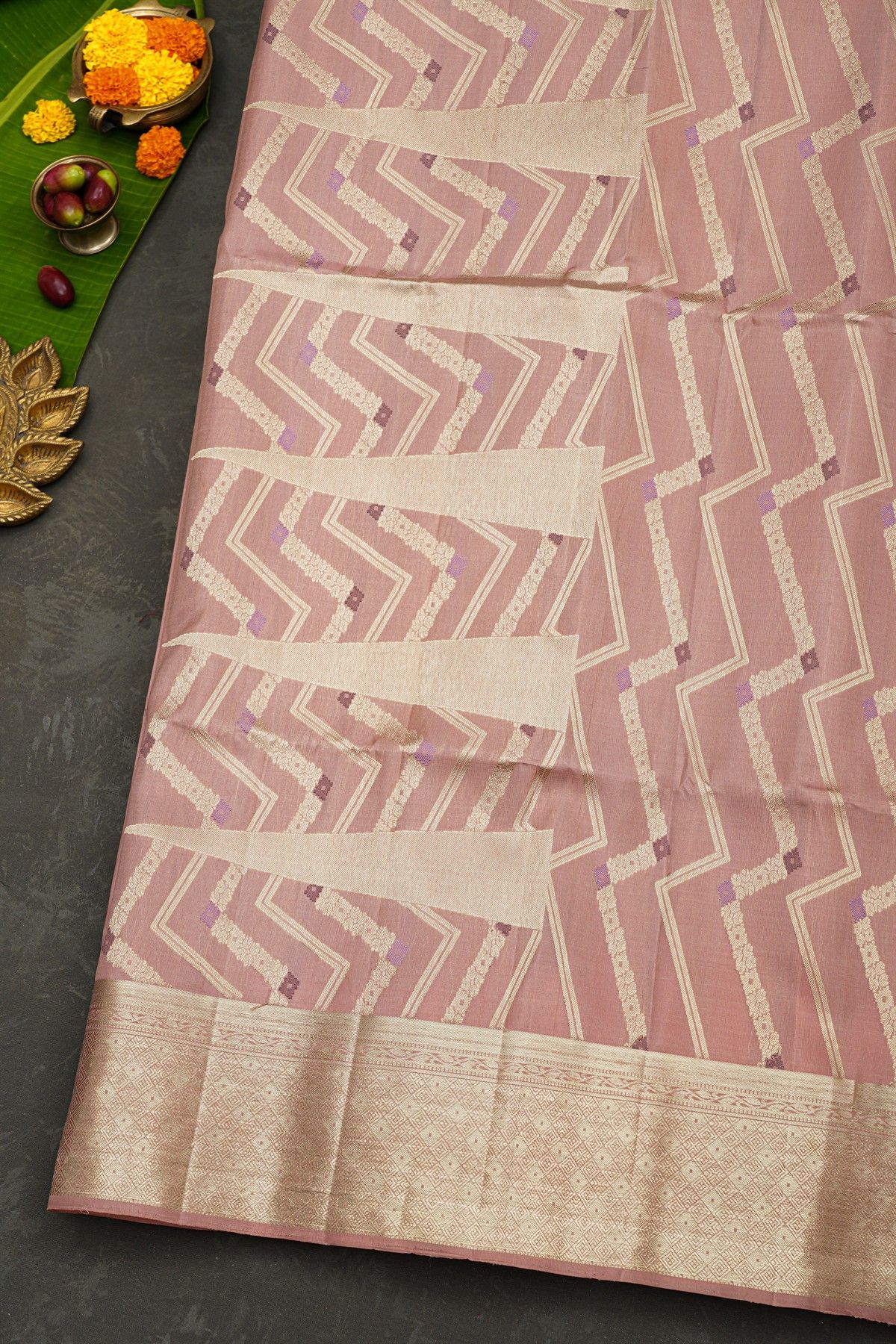 Coimbatore Soft Silk Peach Saree