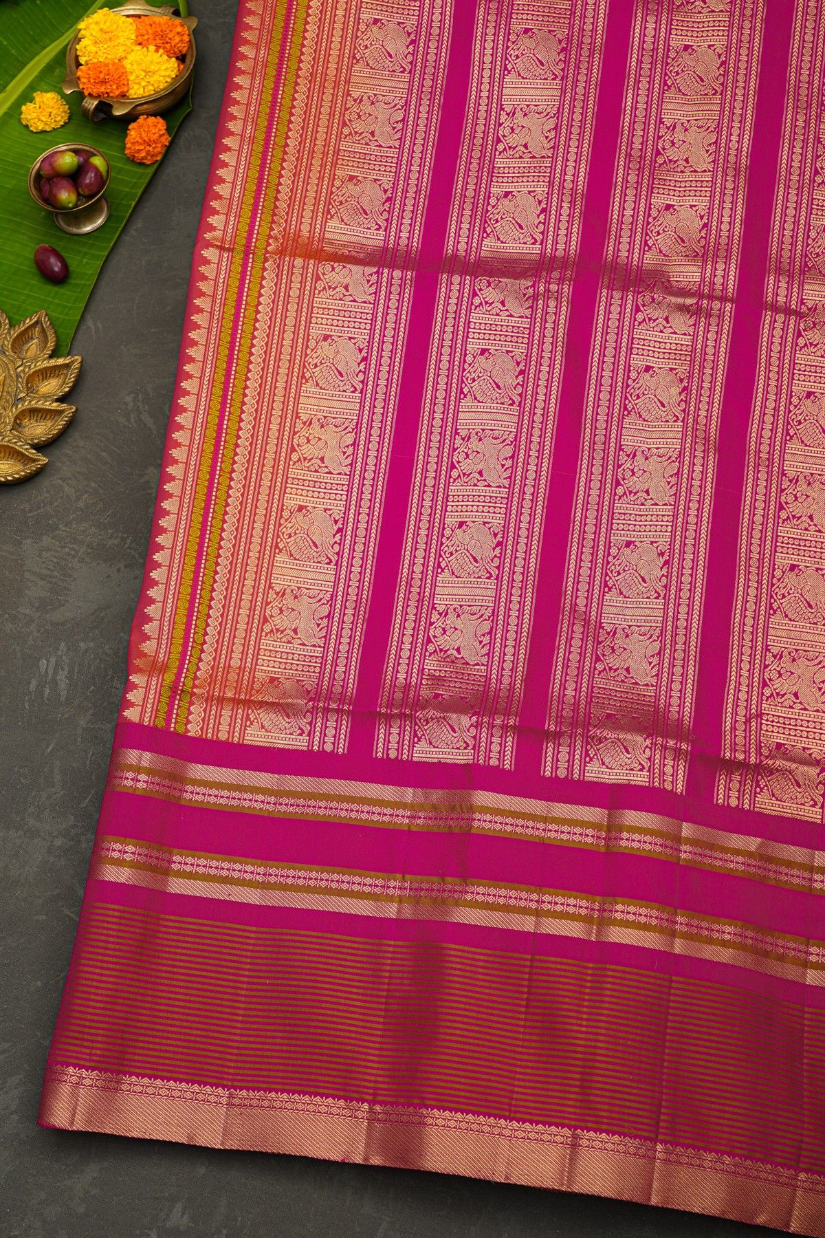 Coimbatore Soft Silk Pink Saree