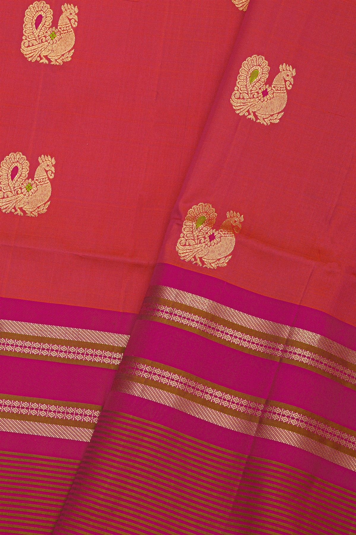 Coimbatore Soft Silk Pink Saree