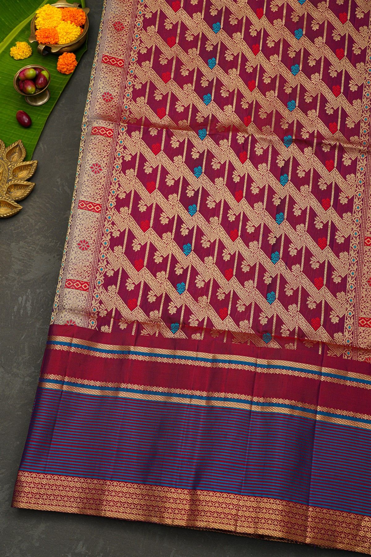 Coimbatore Soft Silk Lavender Saree