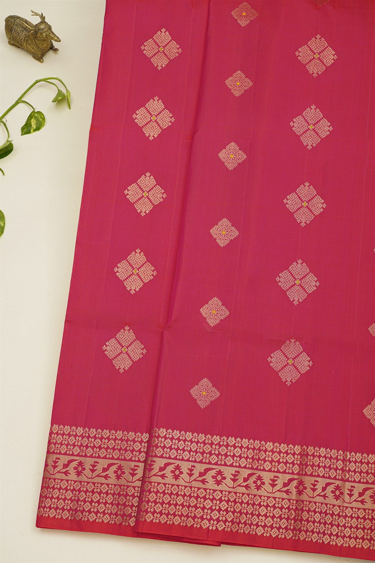 Coimbatore Soft Silk Pink Saree