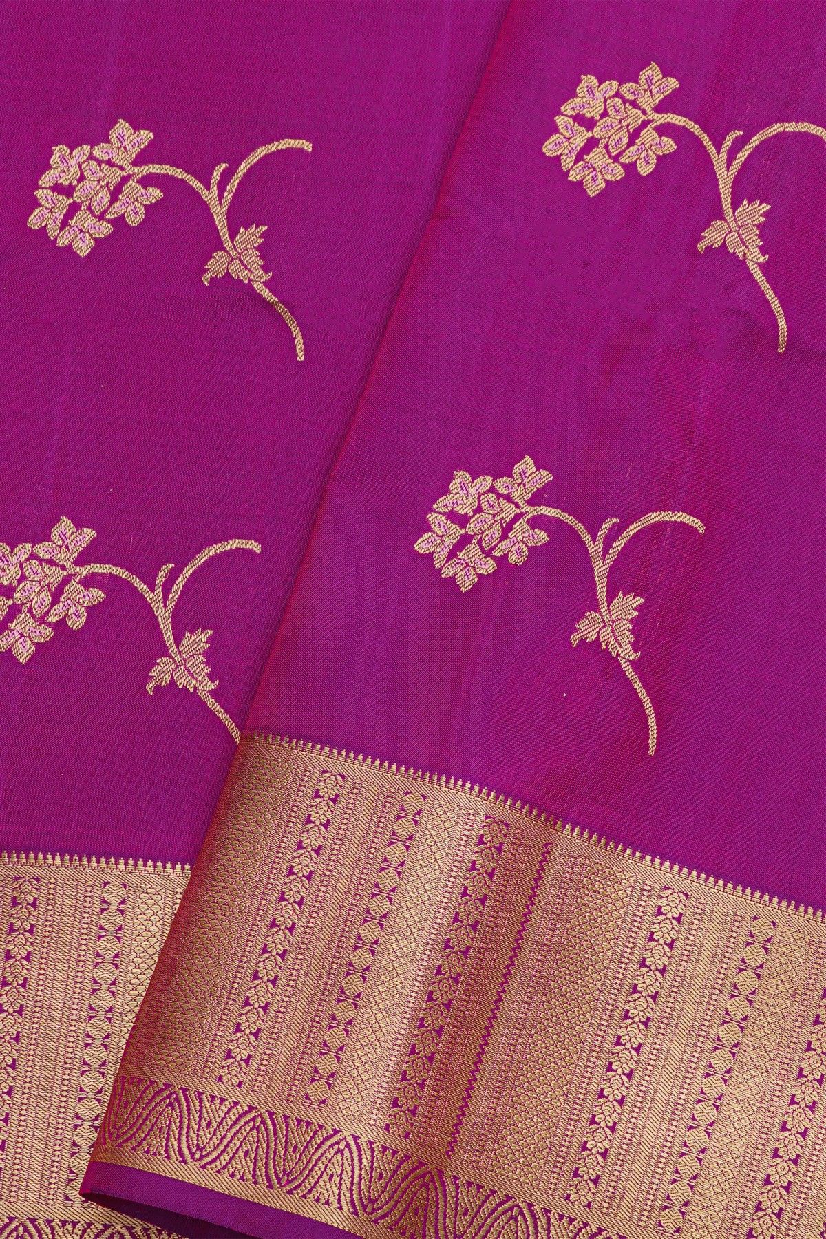 Coimbatore Soft Silk Dark Purple Saree