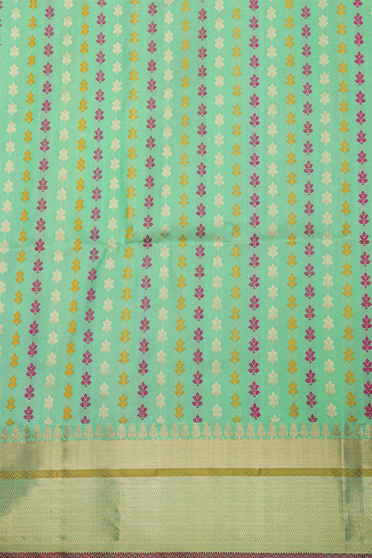 Coimbatore Soft Silk Sea Green Saree
