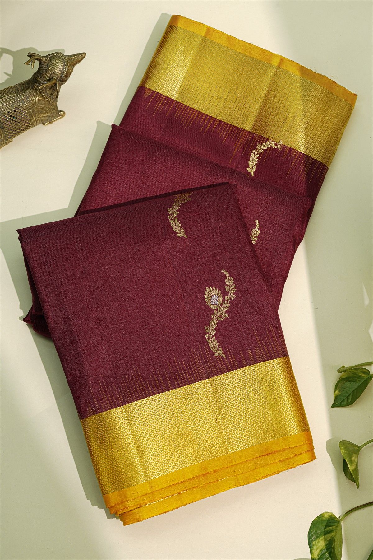 Coimbatore Soft Silk Maroon Saree