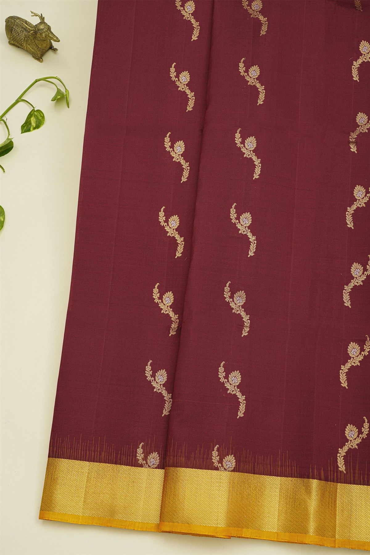 Coimbatore Soft Silk Maroon Saree