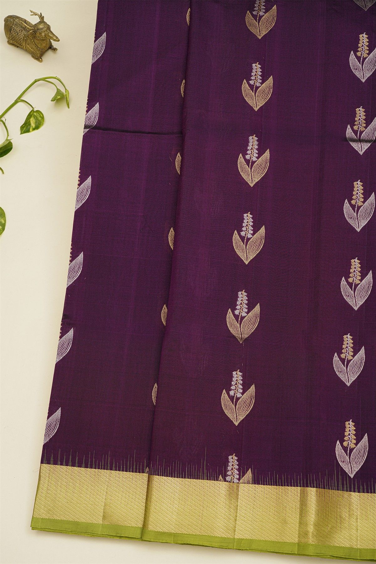 Coimbatore Soft Silk Purple Saree