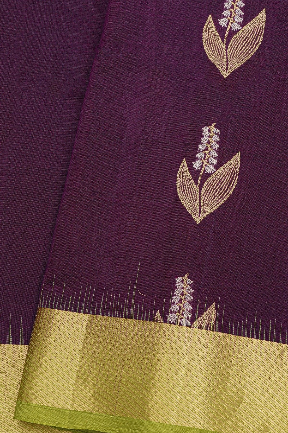 Coimbatore Soft Silk Purple Saree