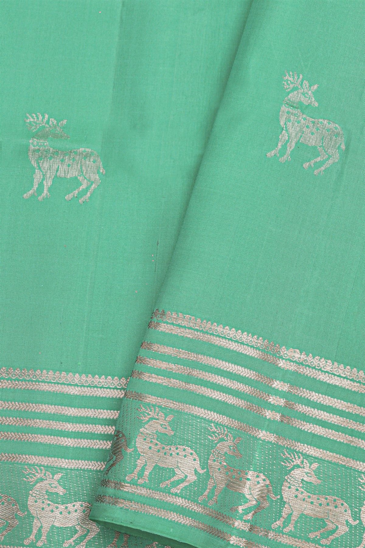 Coimbatore Soft Silk Sea Green Saree