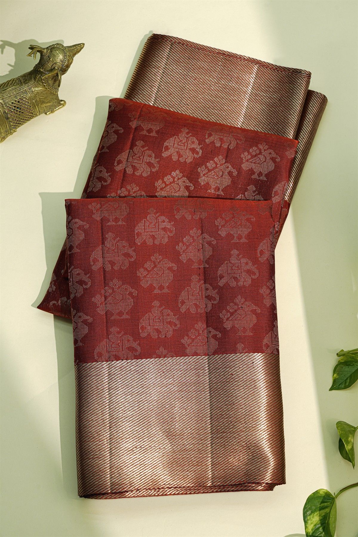 Coimbatore Soft Silk Maroon Saree