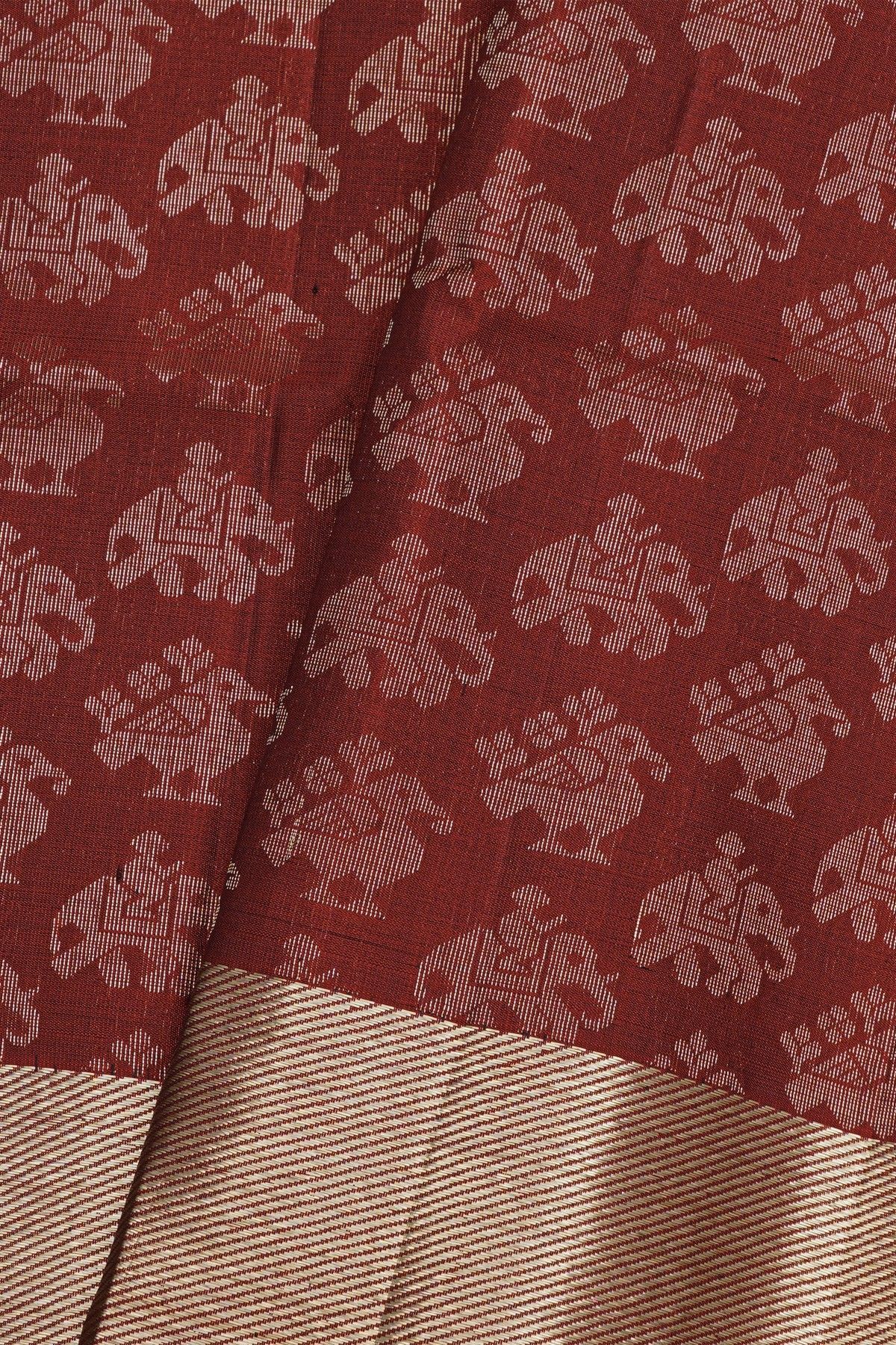 Coimbatore Soft Silk Maroon Saree