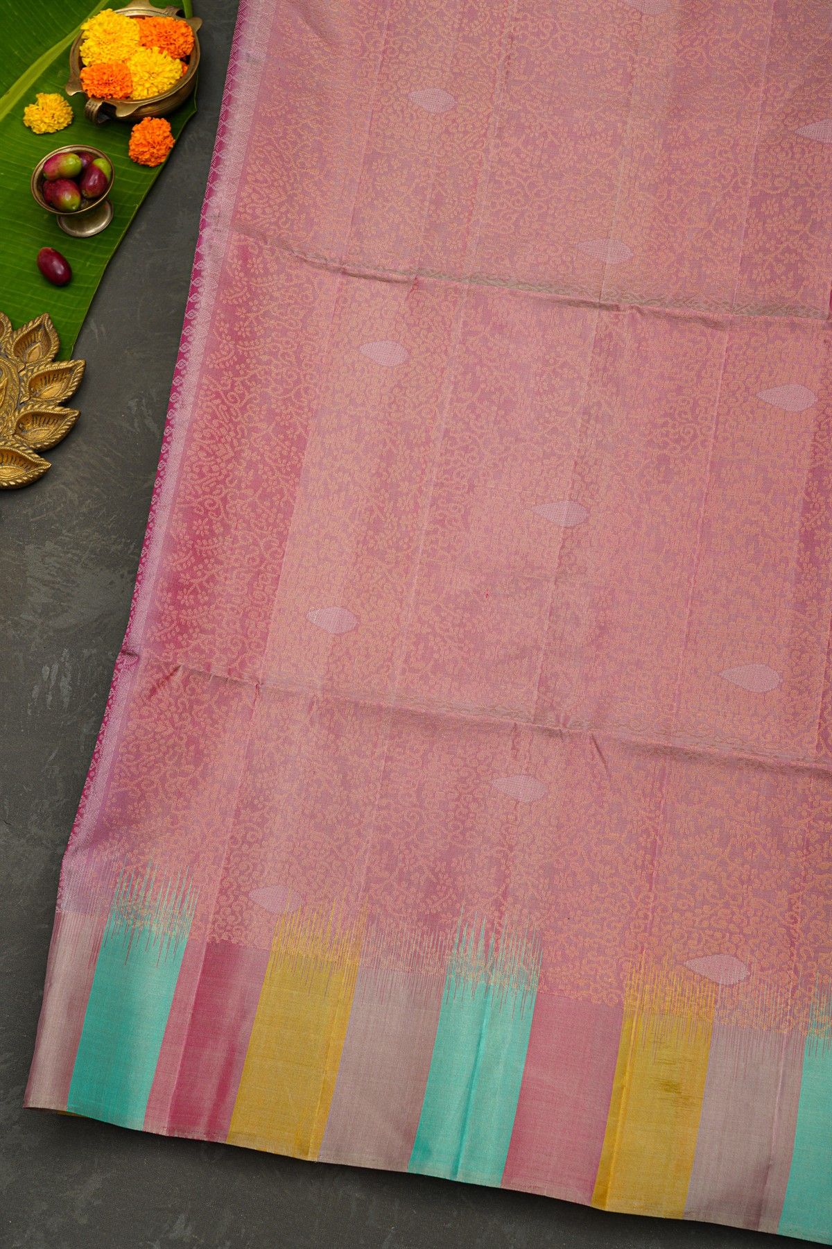 Coimbatore Soft Silk Grey Saree