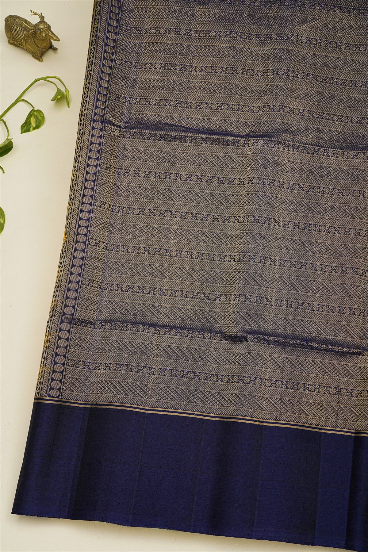 Coimbatore Soft Silk Yellow Saree