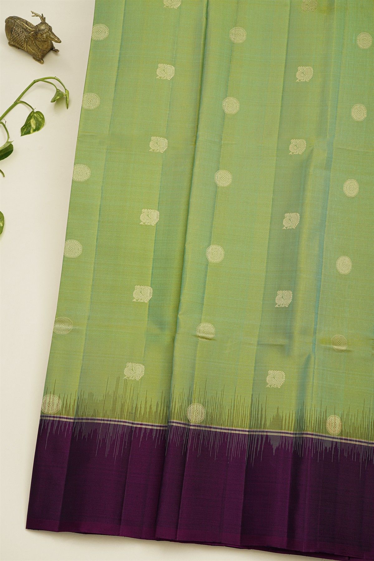 Coimbatore Soft Silk Light Green Saree