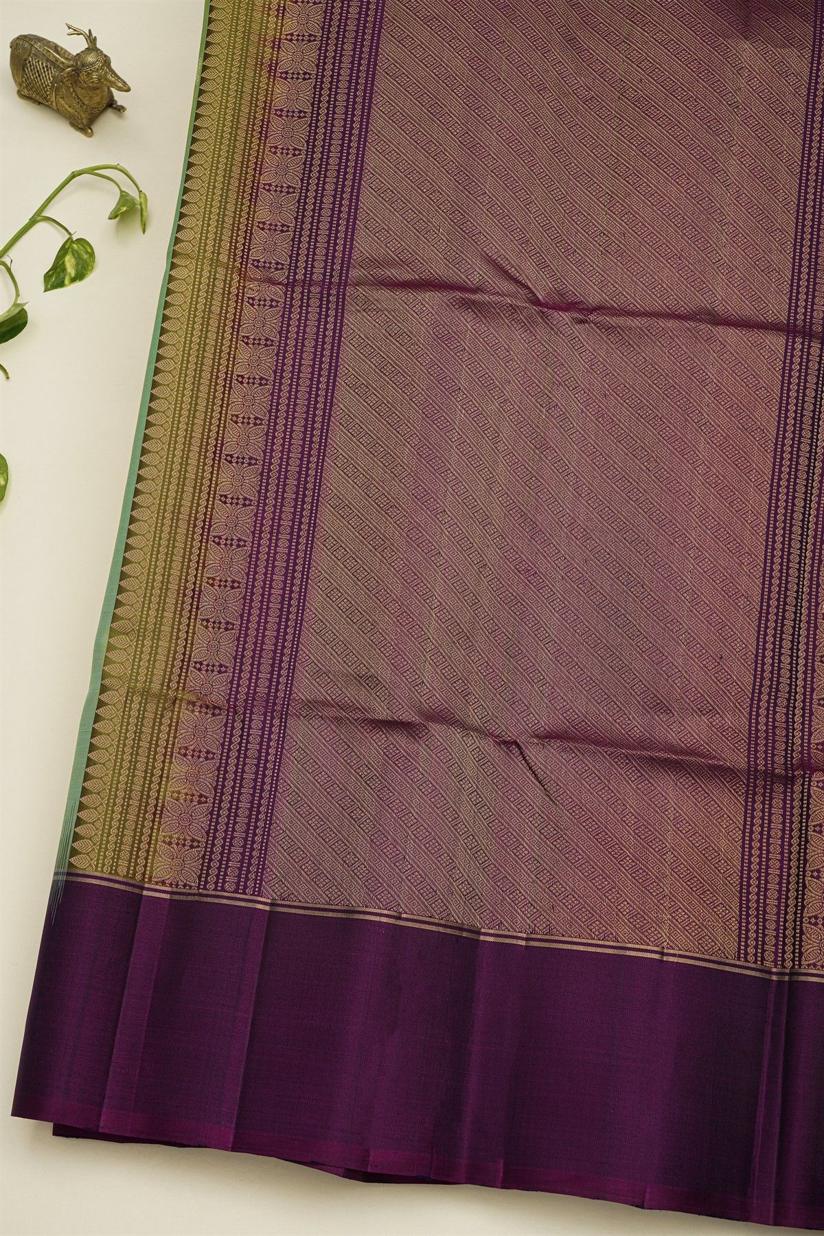 Coimbatore Soft Silk Light Green Saree