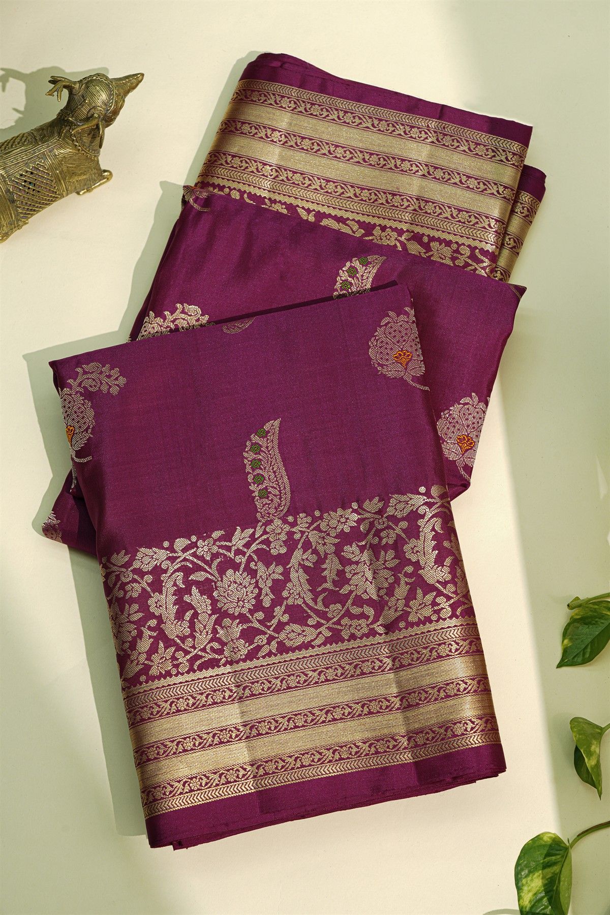 Coimbatore Soft Silk Purple Saree