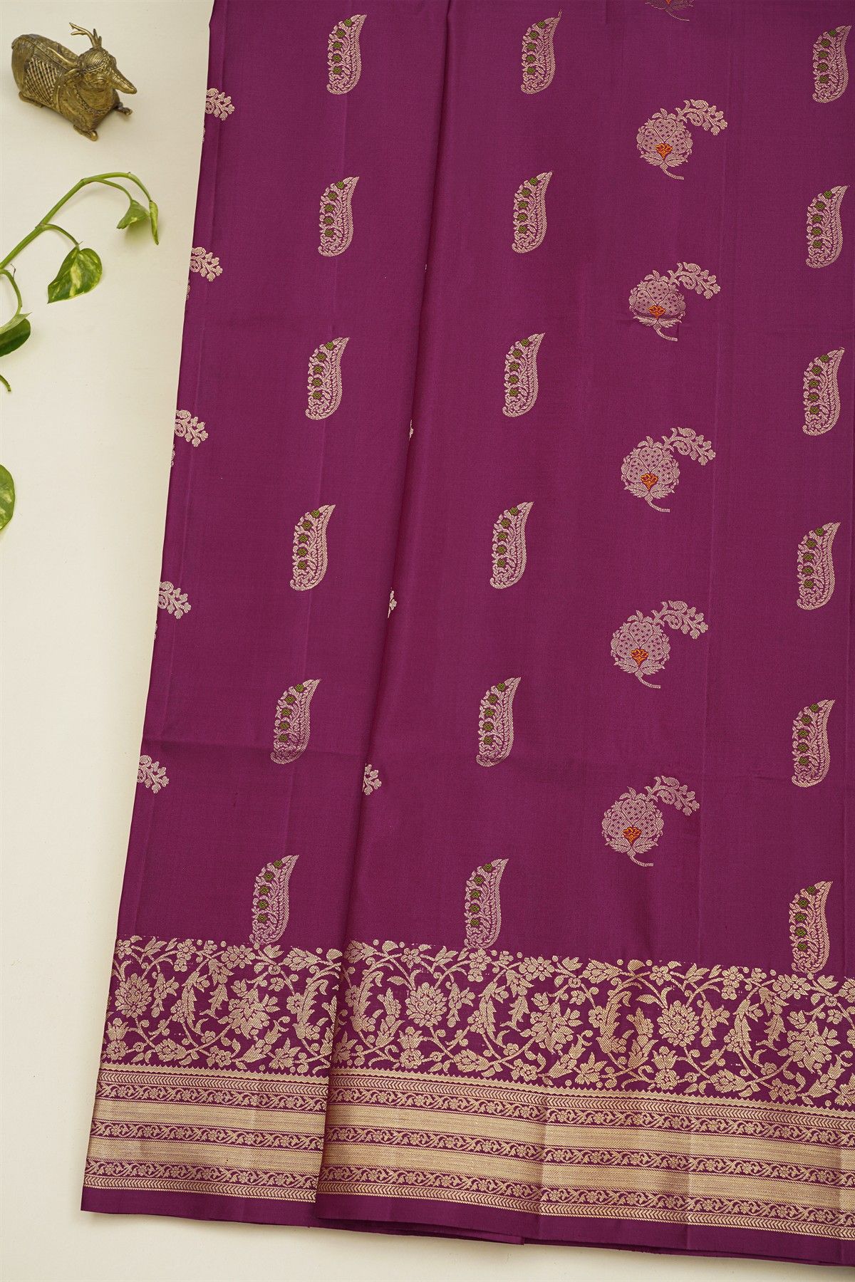 Coimbatore Soft Silk Purple Saree