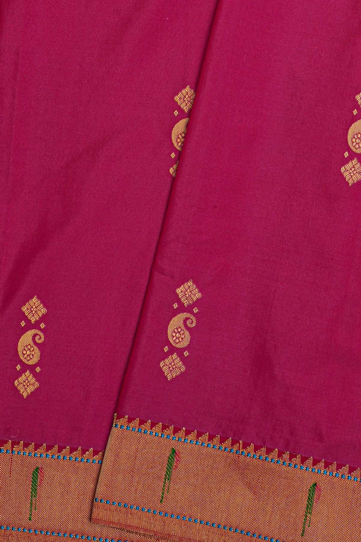 Paithani Silk Magenta Saree