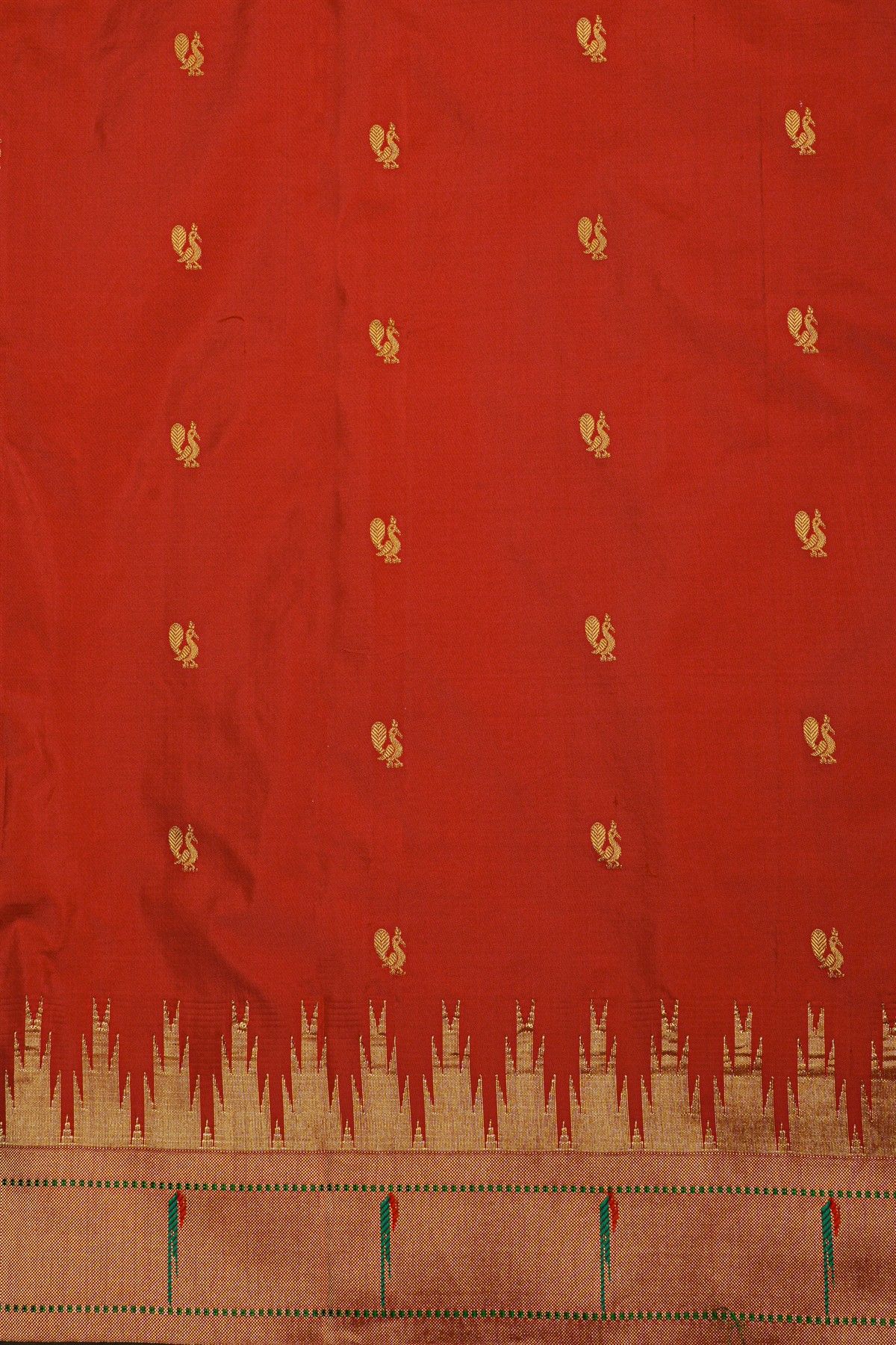 Paithani Silk Mustard Saree