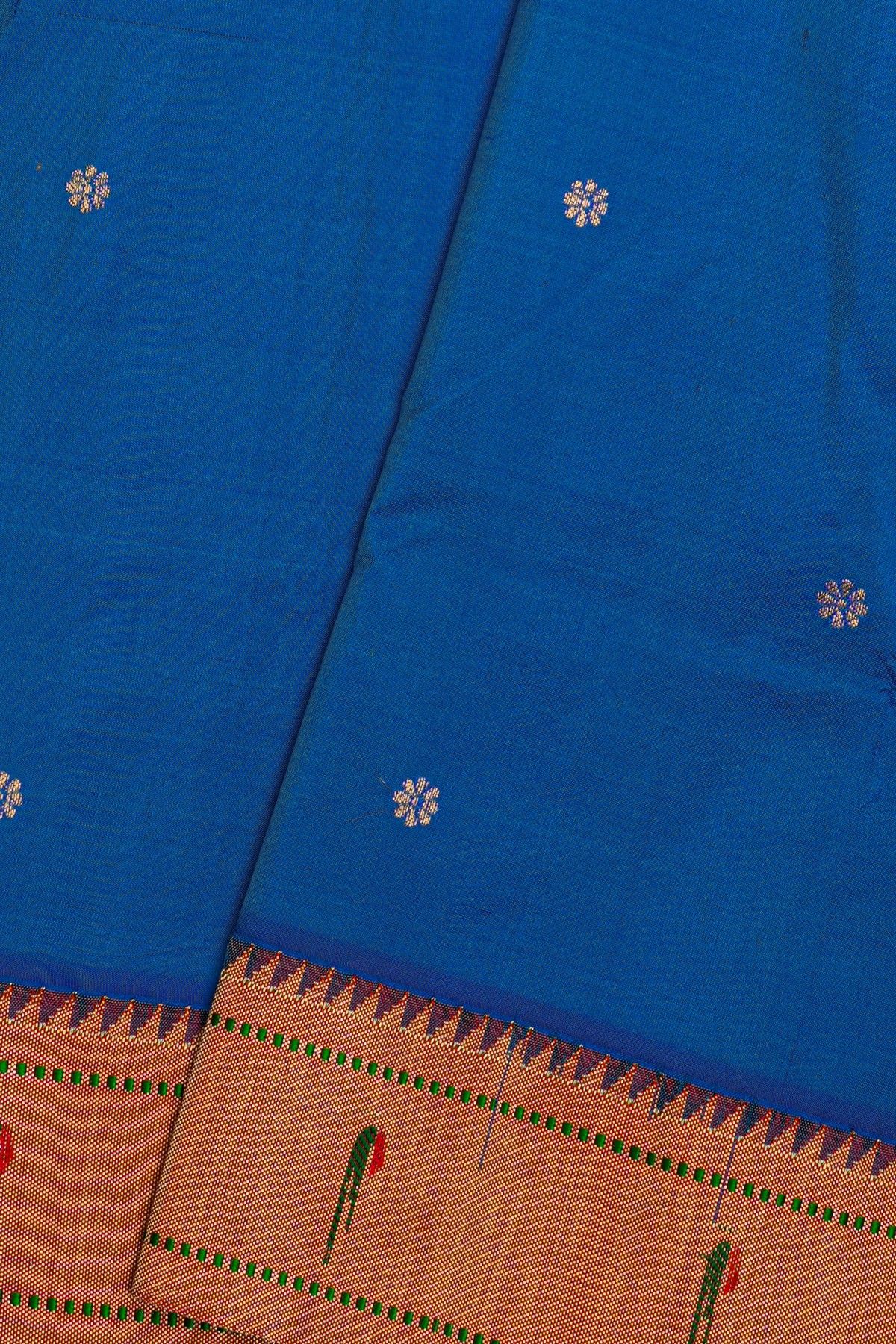 Paithani Silk Blue Saree