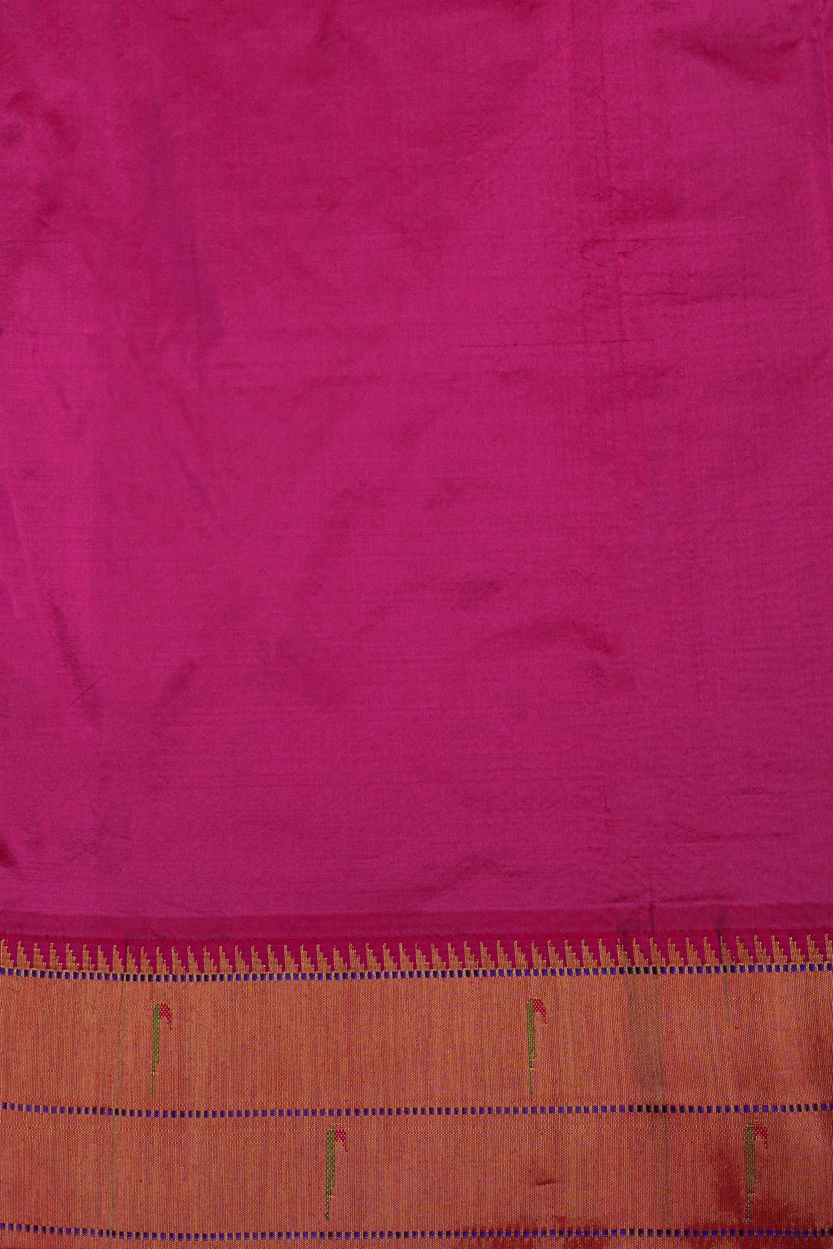 Paithani Silk Magenta Saree