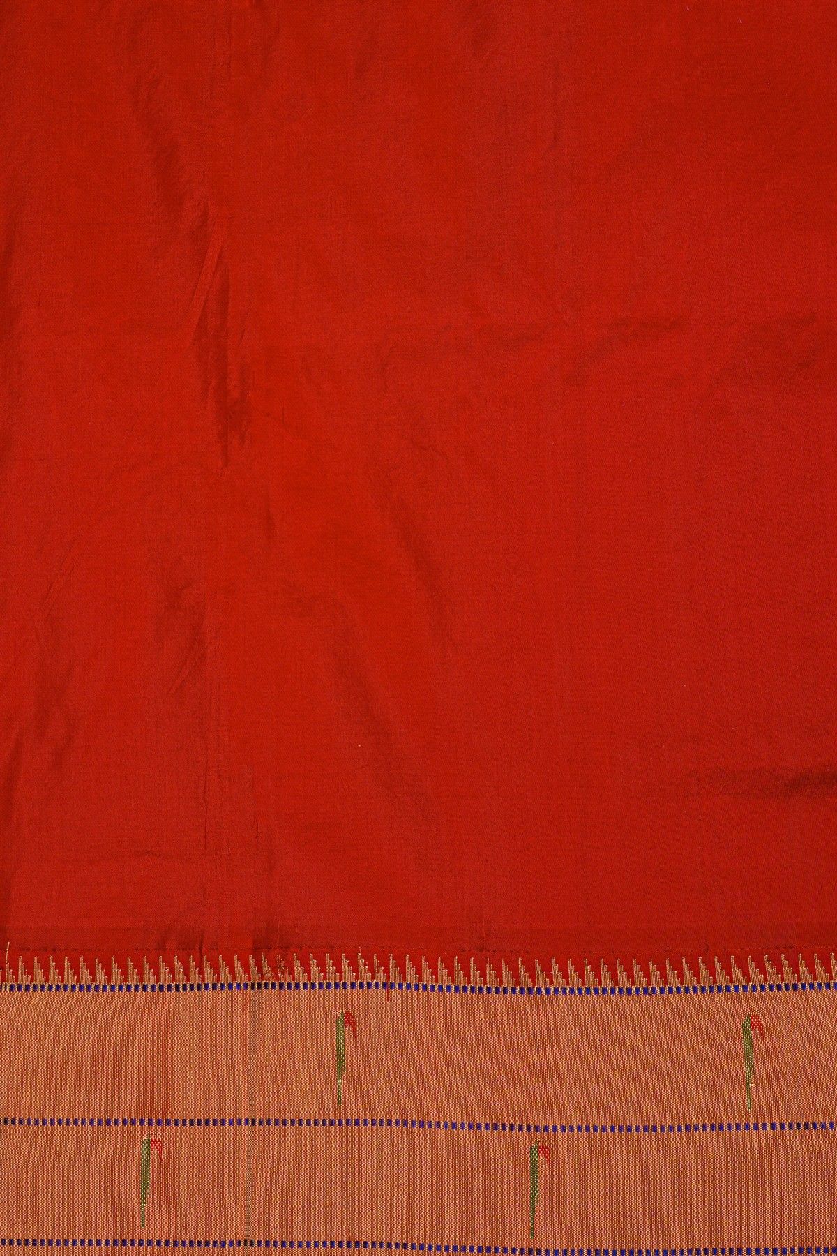 Paithani Silk Peacock Blue Saree