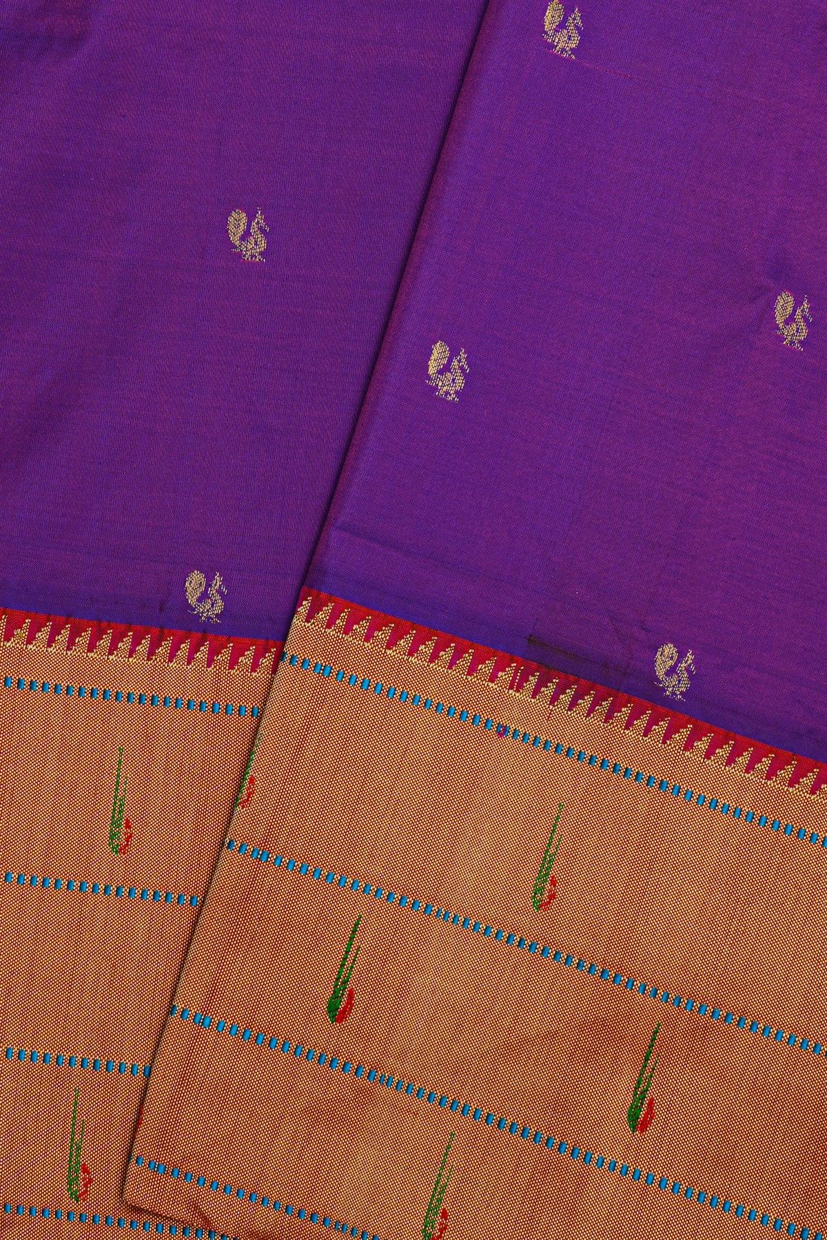 Paithani Silk Purple Saree