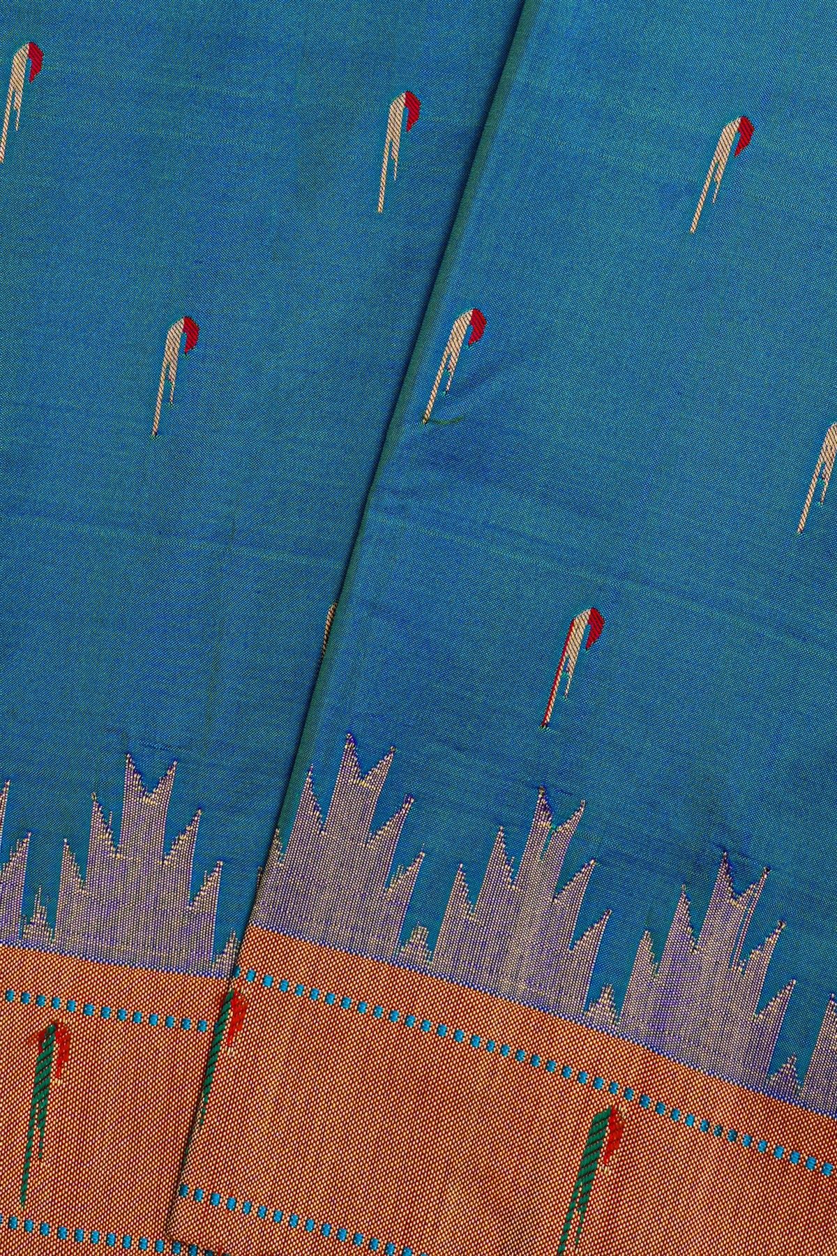 Paithani Silk Blue Saree
