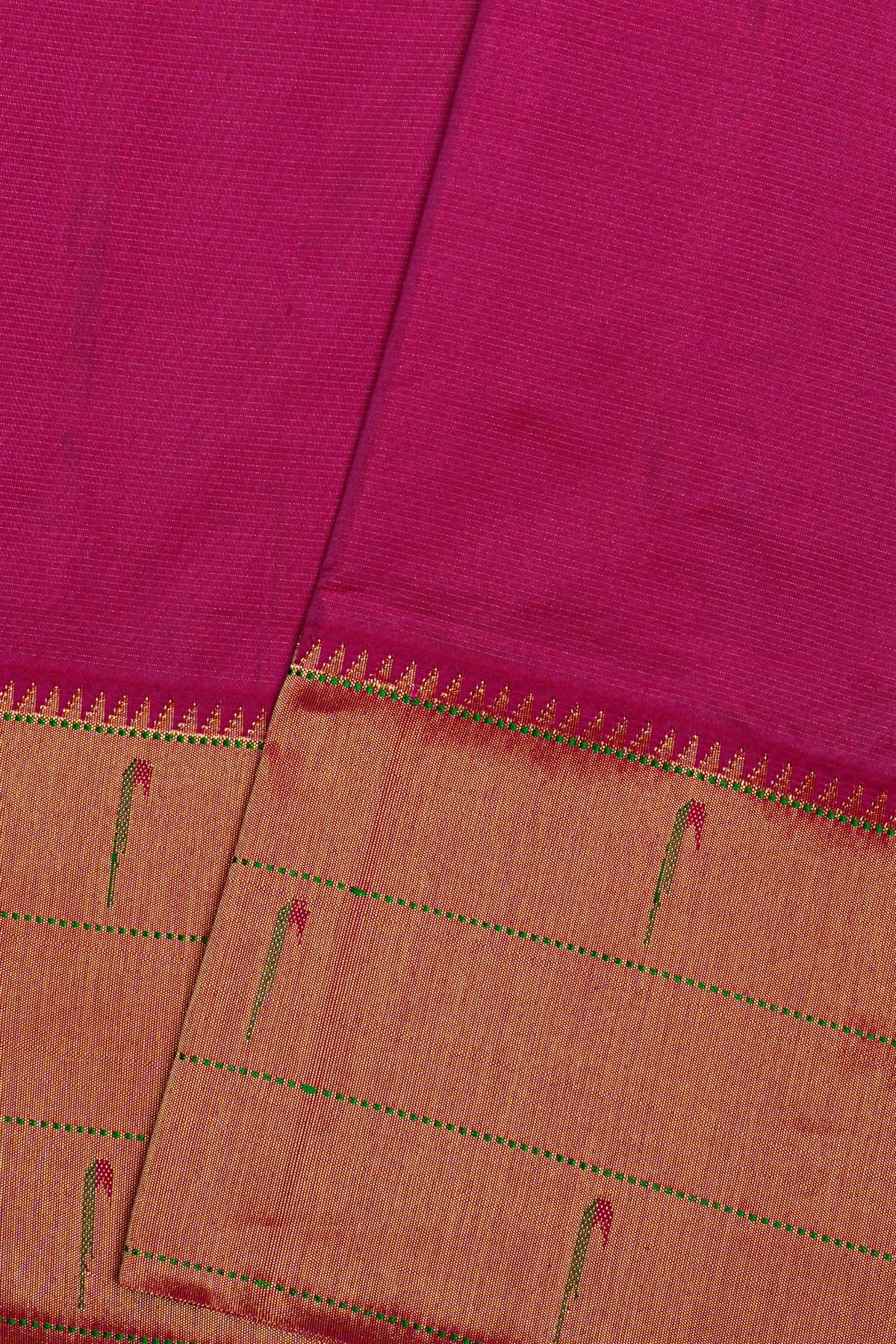 Paithani Silk Magenta Saree