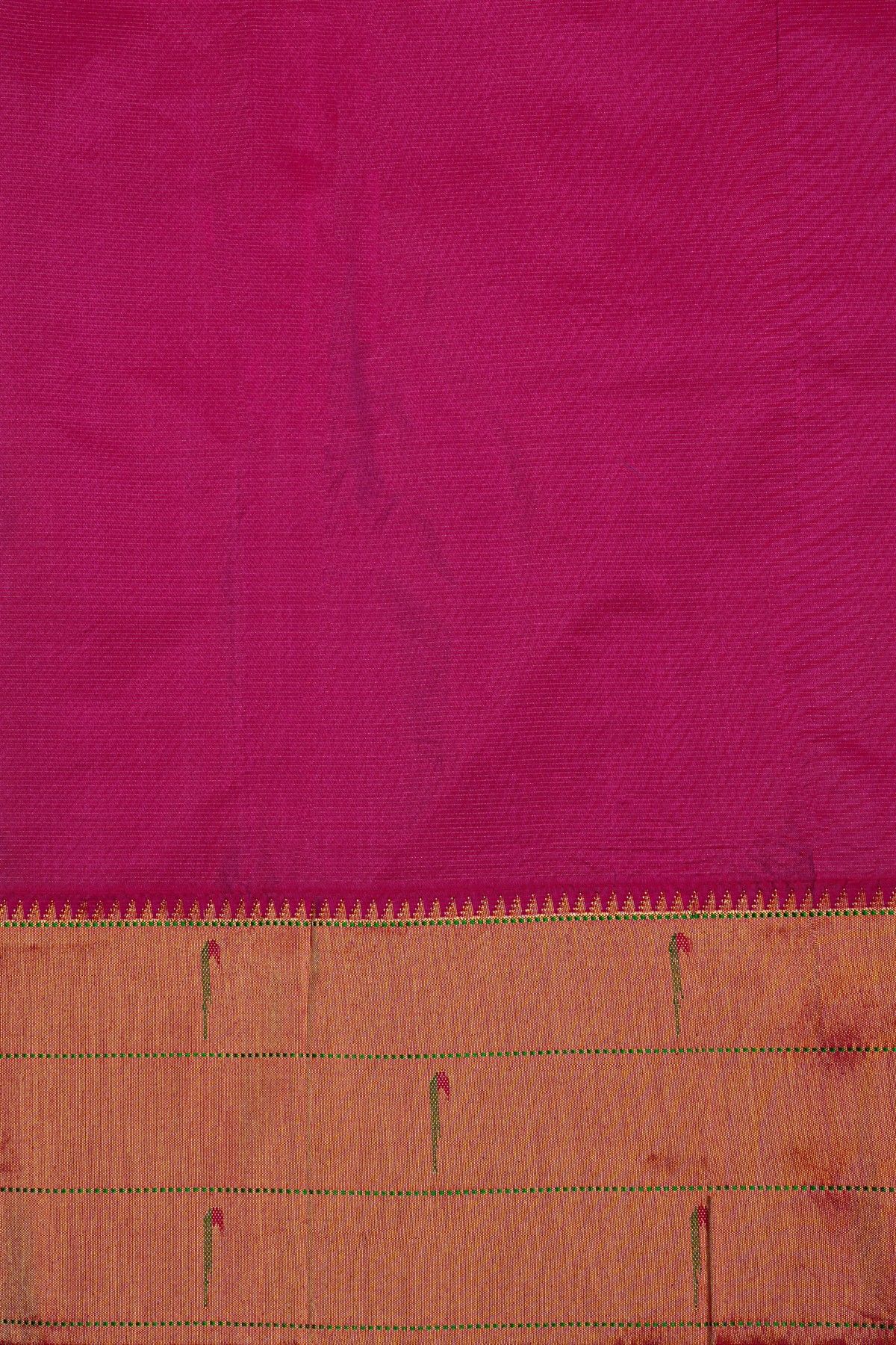 Paithani Silk Magenta Saree