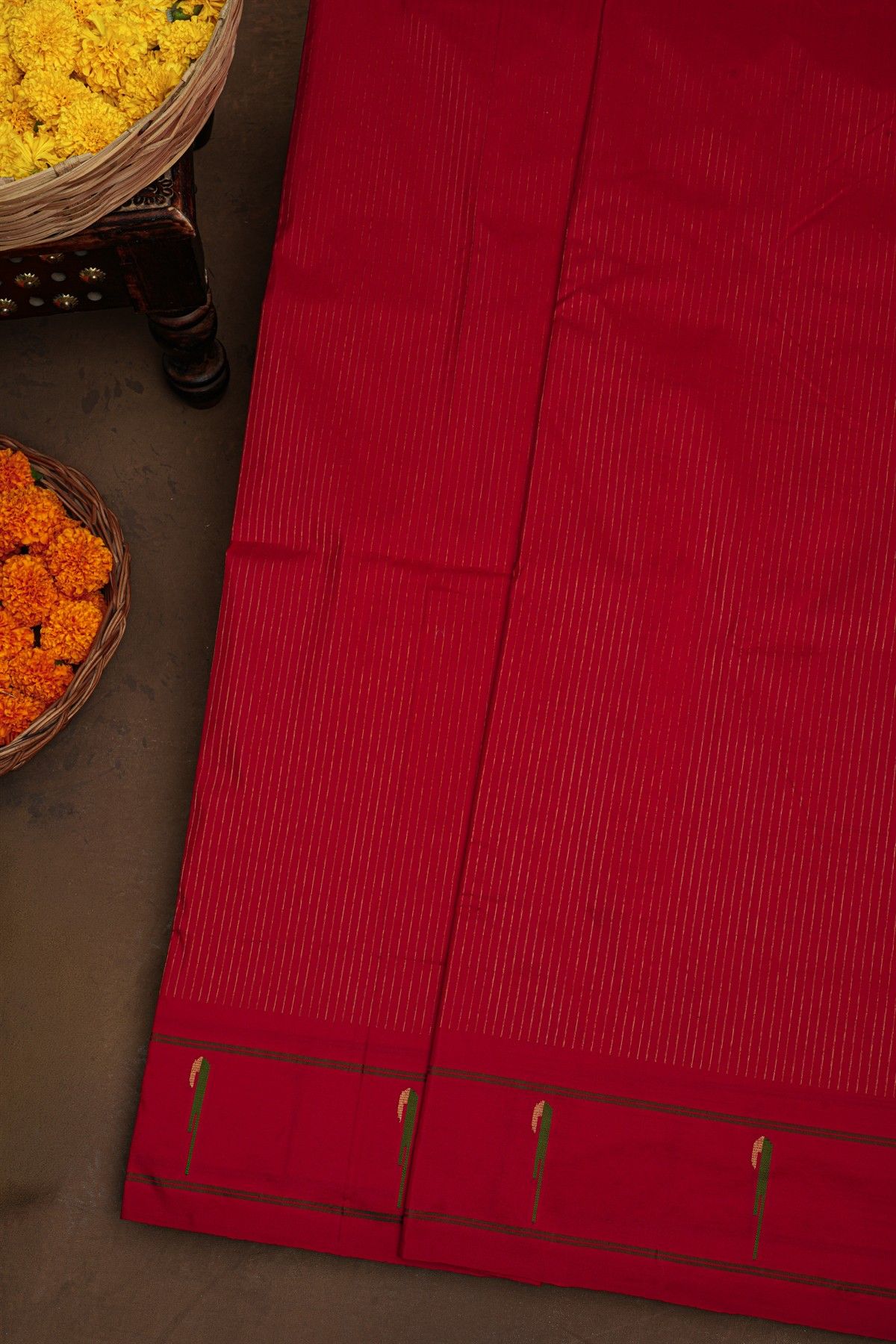 Paithani Silk Dark Pink Saree
