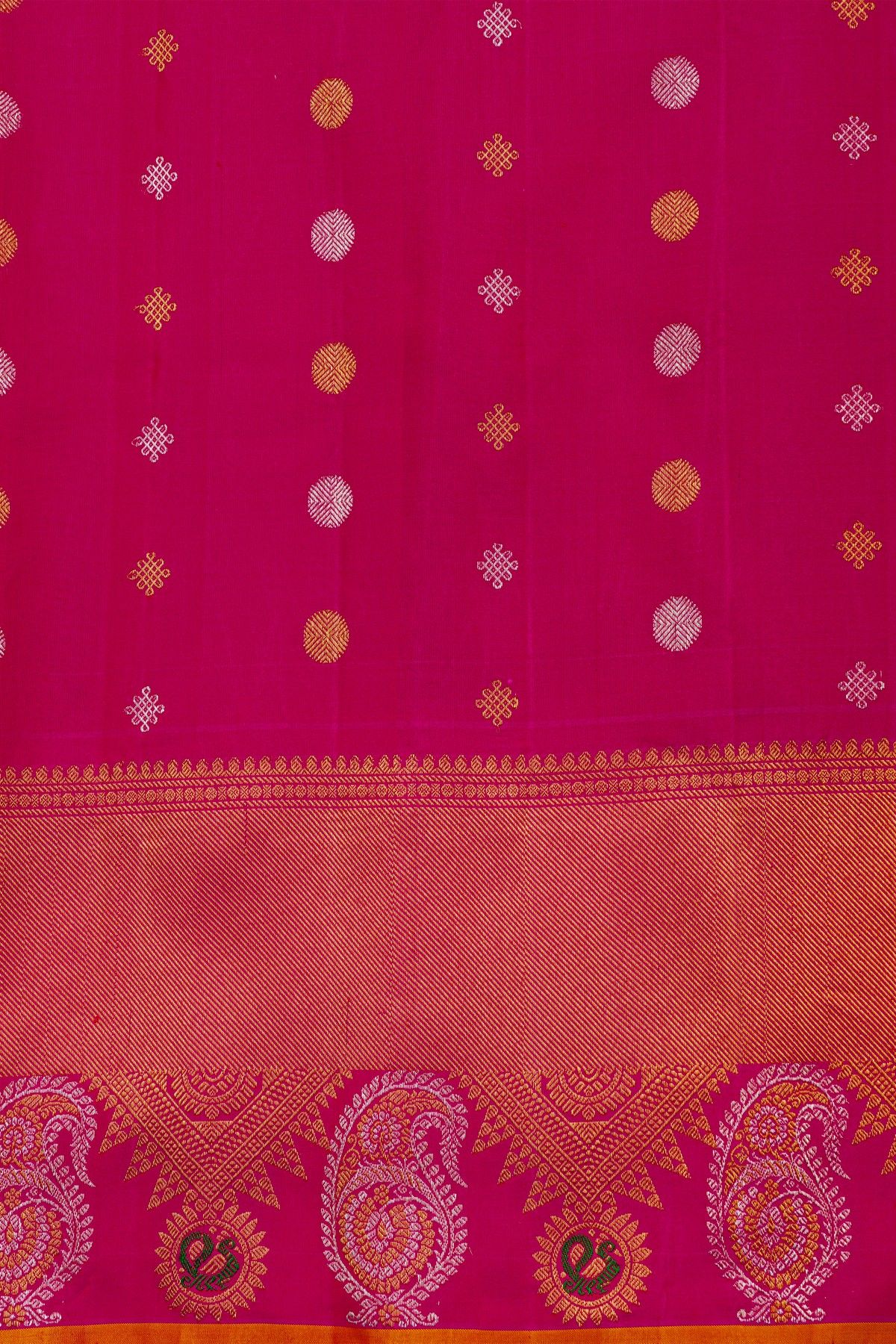 Gadwal Silk Mustard Saree