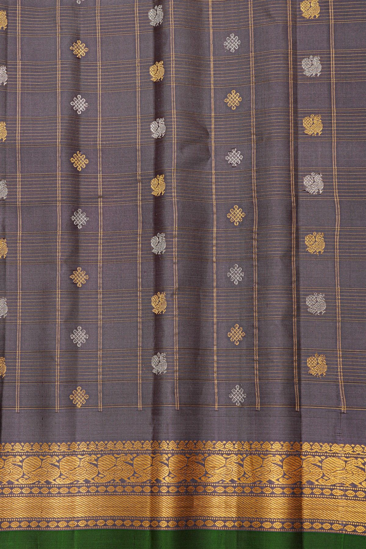 Gadwal Silk Black Saree