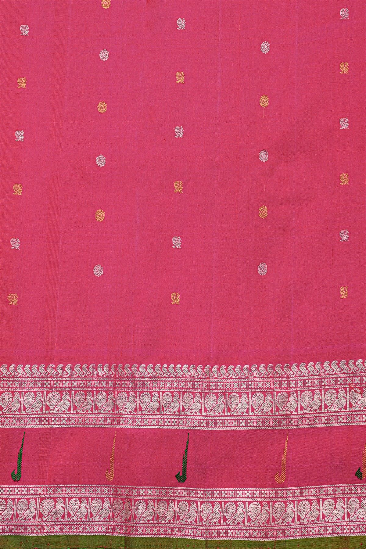 Gadwal Silk Violet Saree