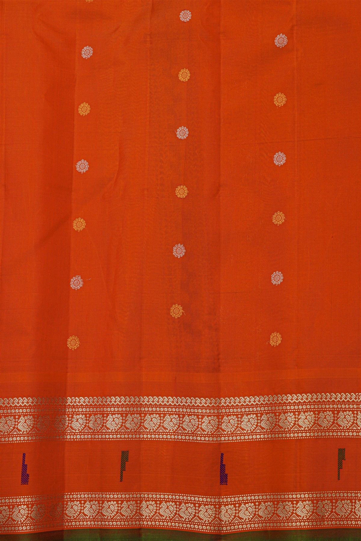 Gadwal Silk Grey Saree