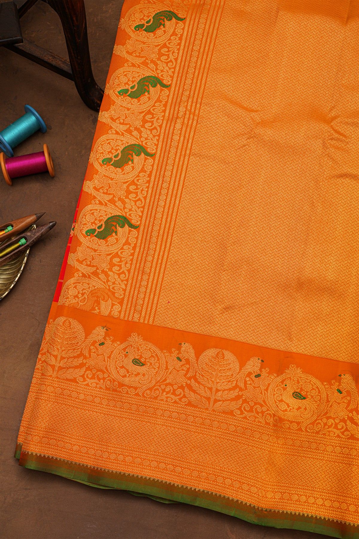 Gadwal Silk Pink Saree
